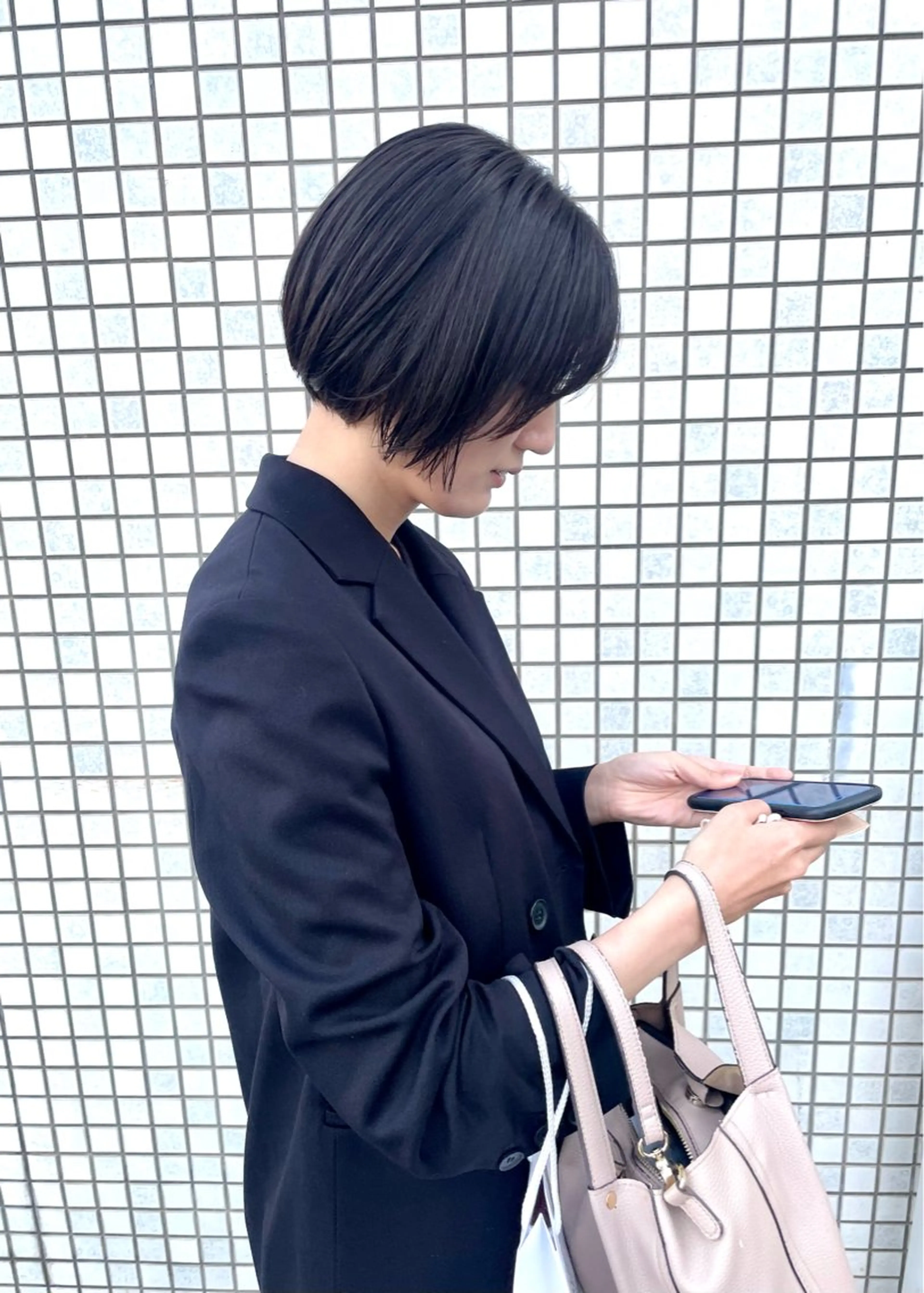 ショート ヒナゴ トヨカズのヘアスタイル