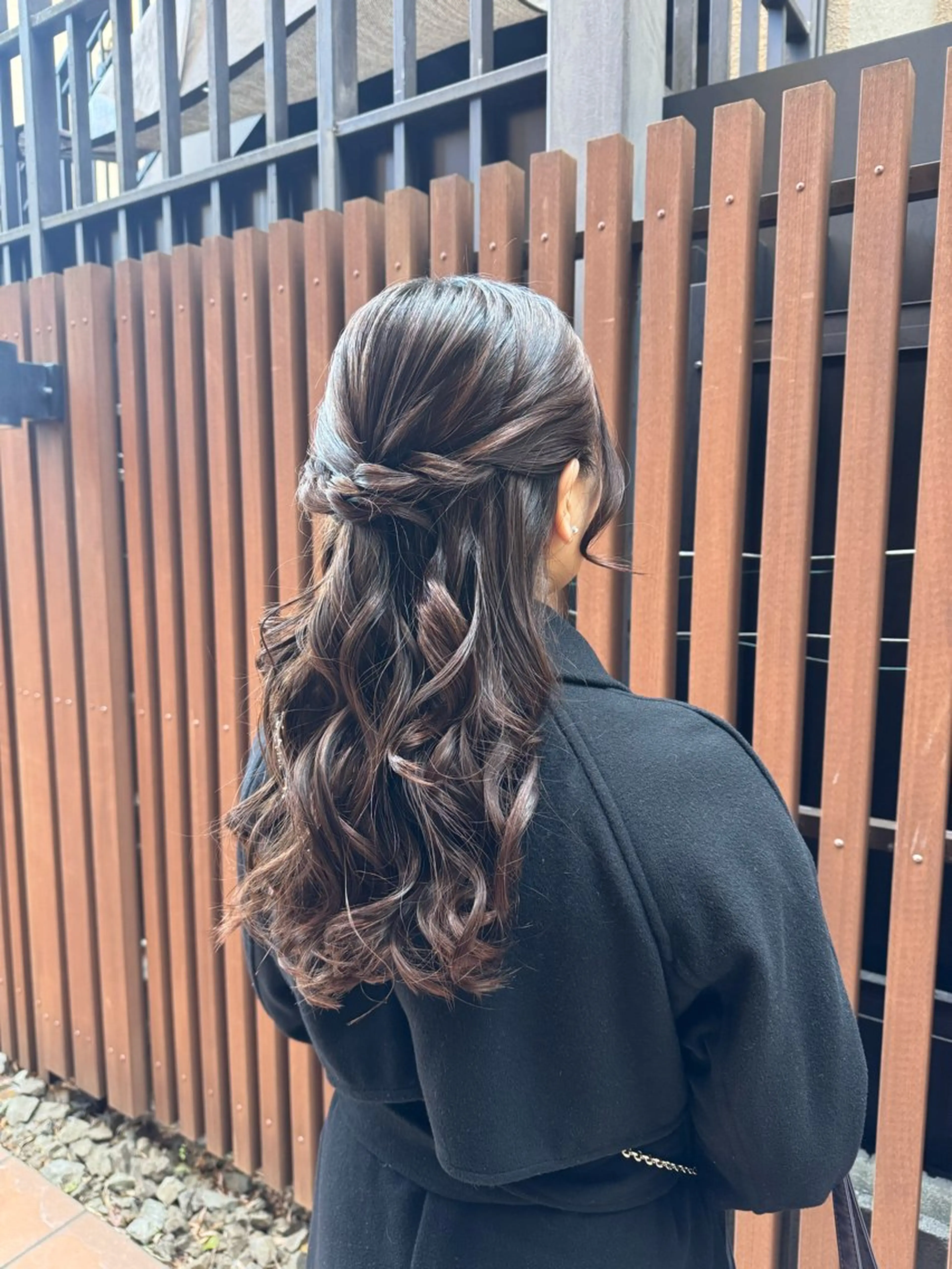 セミロング ヘアアレンジ ヘアセット 【ヘアセット/美眉】 吉川玲のヘアスタイル