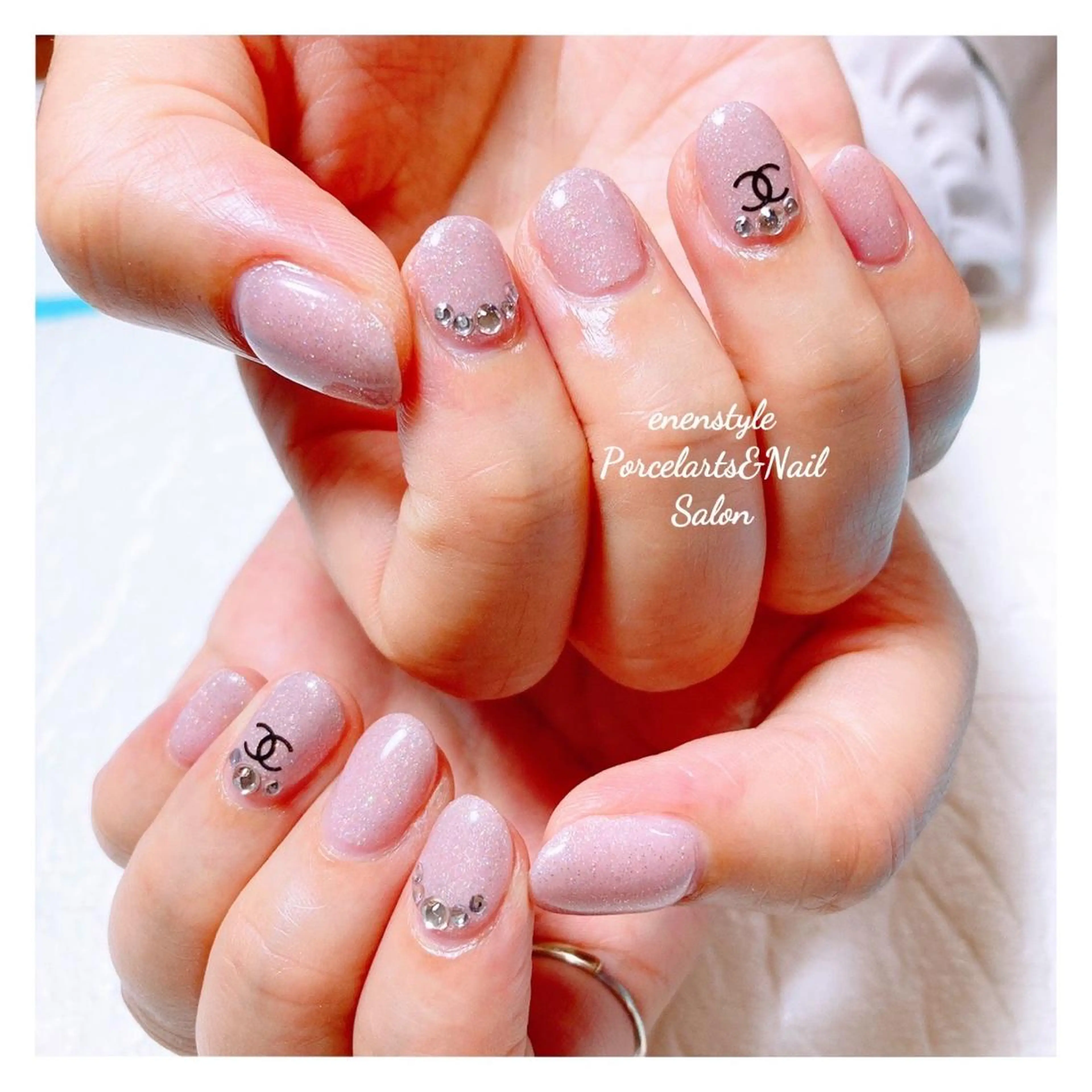 ショート ネイル ハンドネイル 👑enen style👑のネイルデザイン