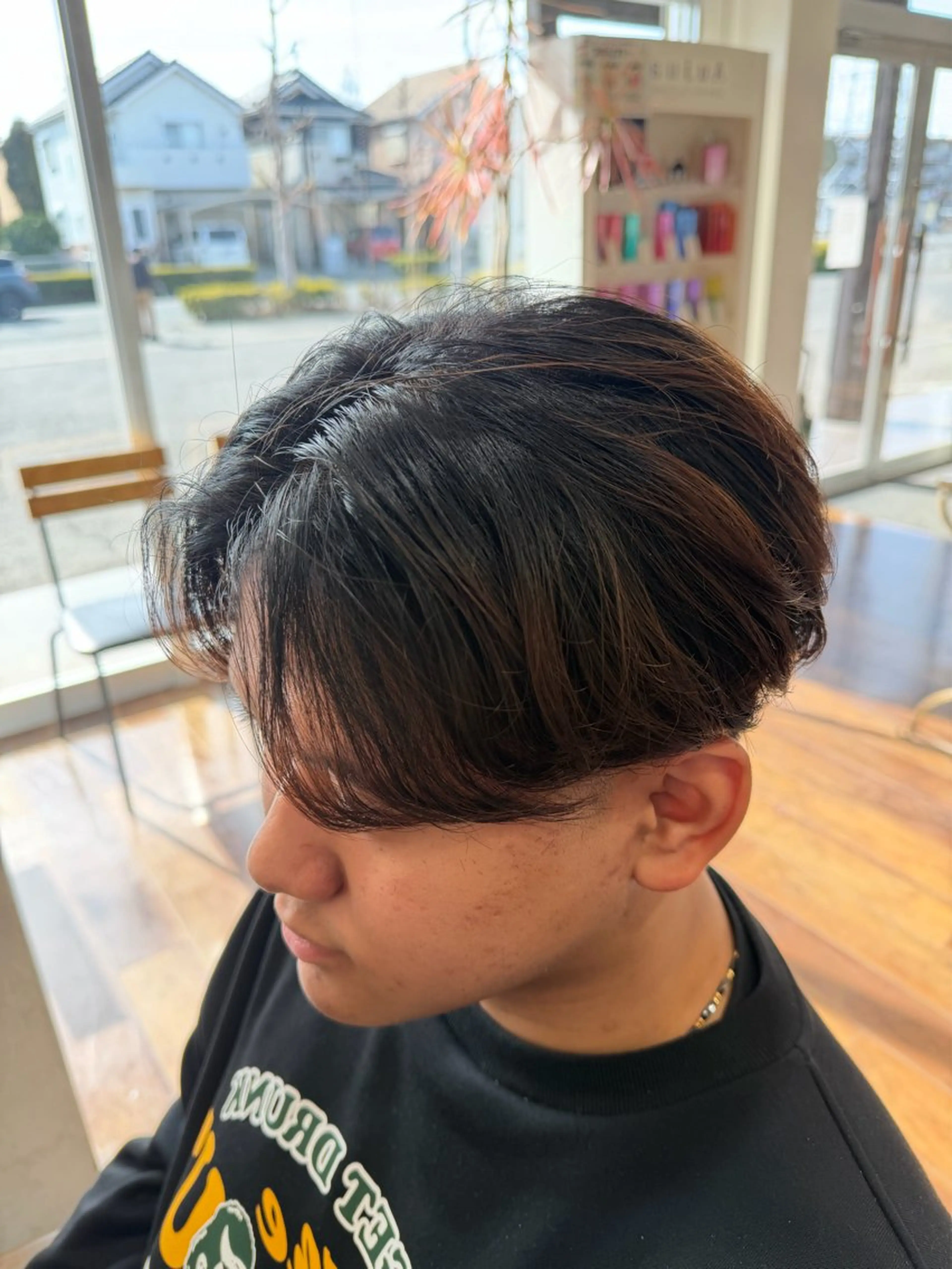 ショート パーマ メンズ 縮毛矯正 カット 縮毛矯正 トリートメント 垢抜け特化 ひなり🥀のヘアスタイル