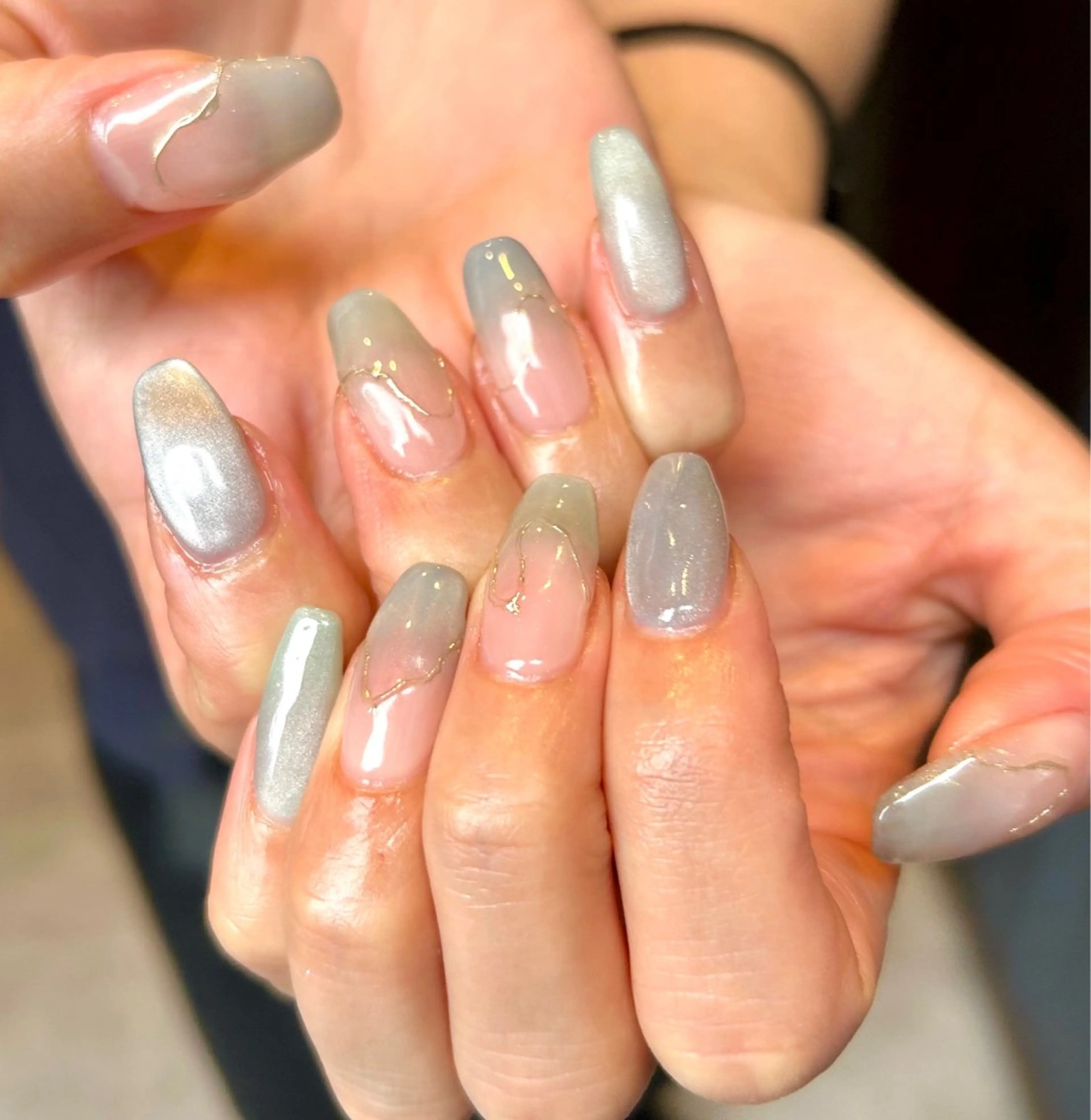 ネイル マグネットネイル nailworks mのネイルデザイン