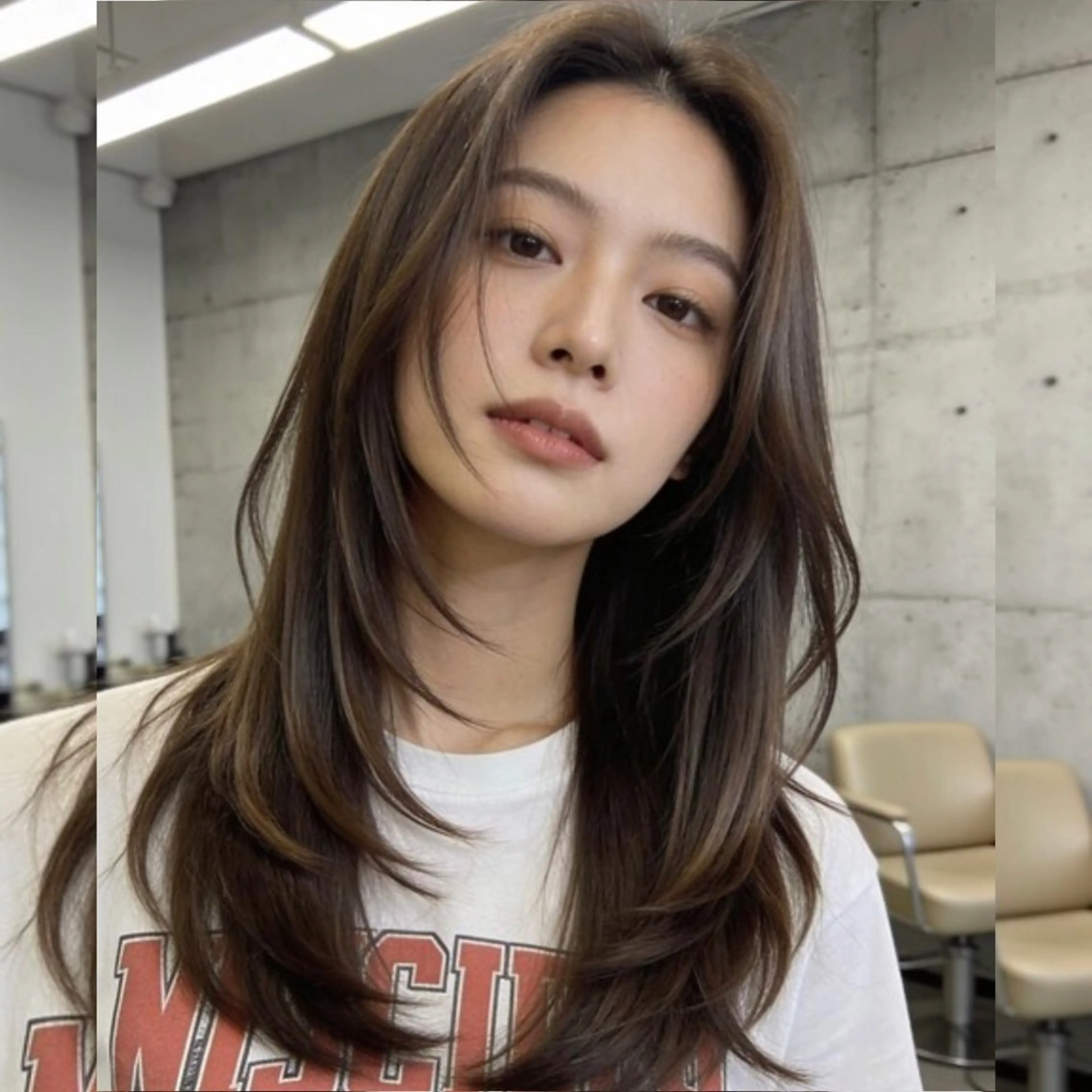 セミロング レイヤーカット カット ヘアカラー トリートメント レイヤー/髪質改善/ ボブ/井上　陽のヘアスタイル