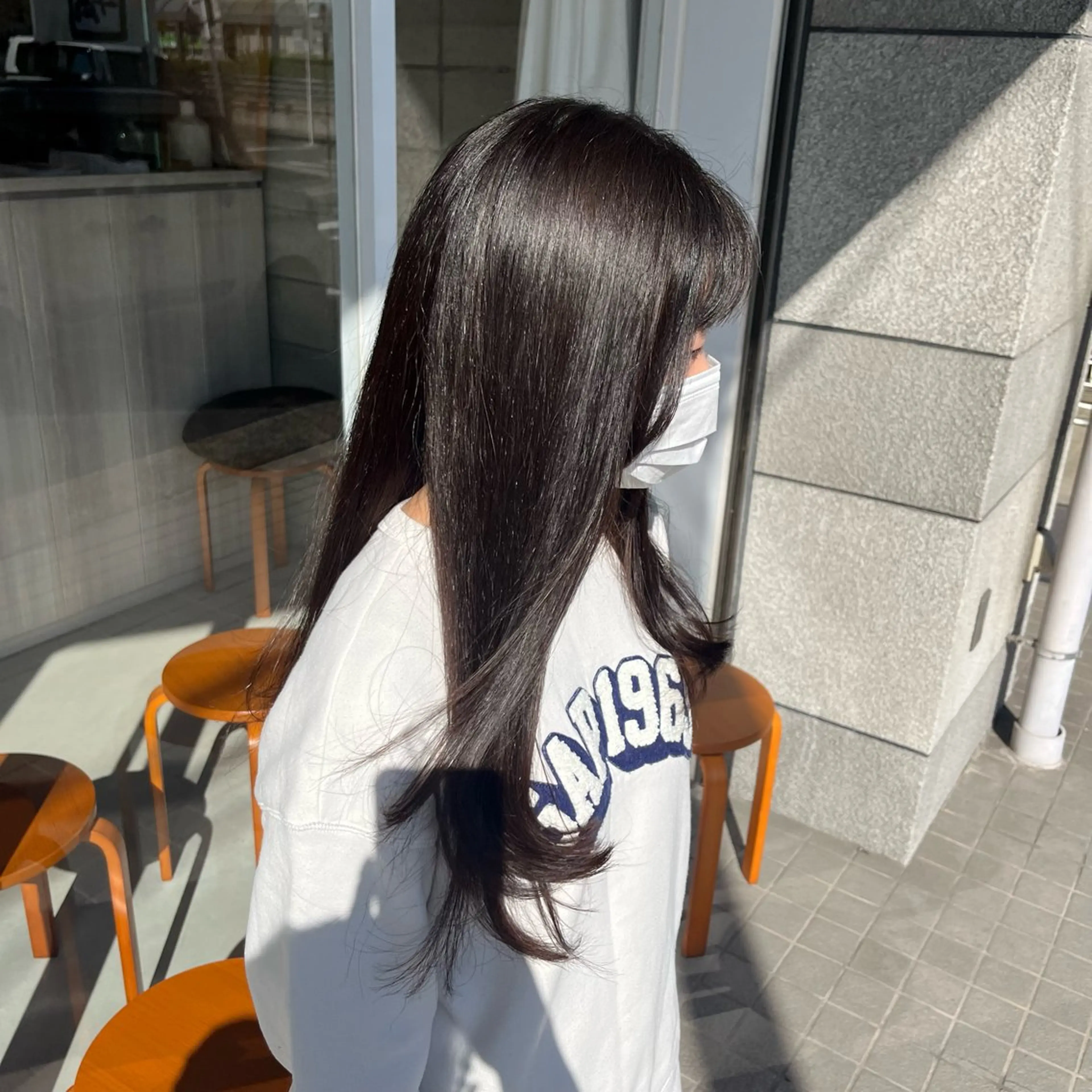 ロング レイヤーカット カット 椙山 沙南子のヘアスタイル