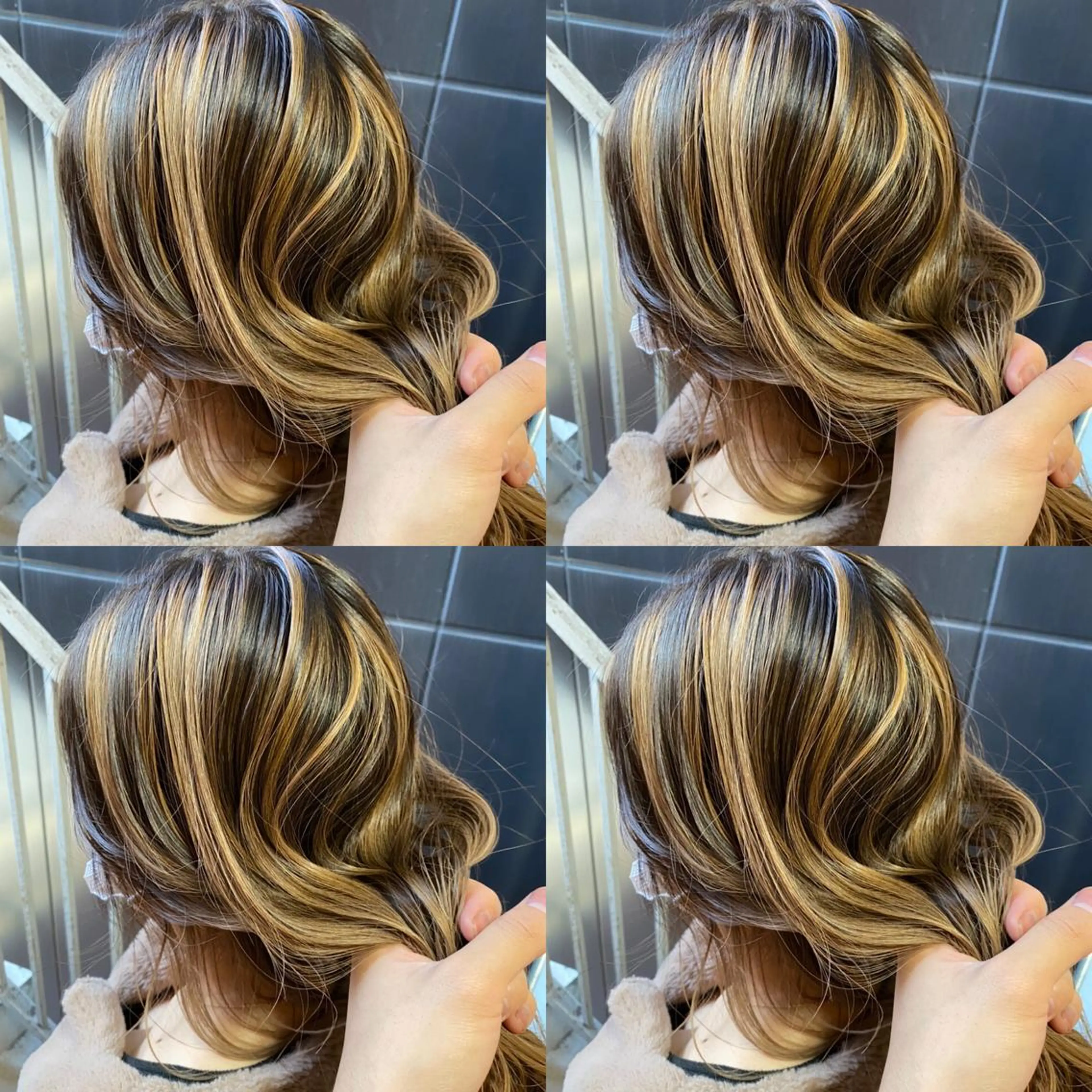 ロング カラー アッシュ ベージュカラー ハイライトカラー ハイトーンカラー イルミナカラー ご予約 宜しくお願いします!のヘアスタイル