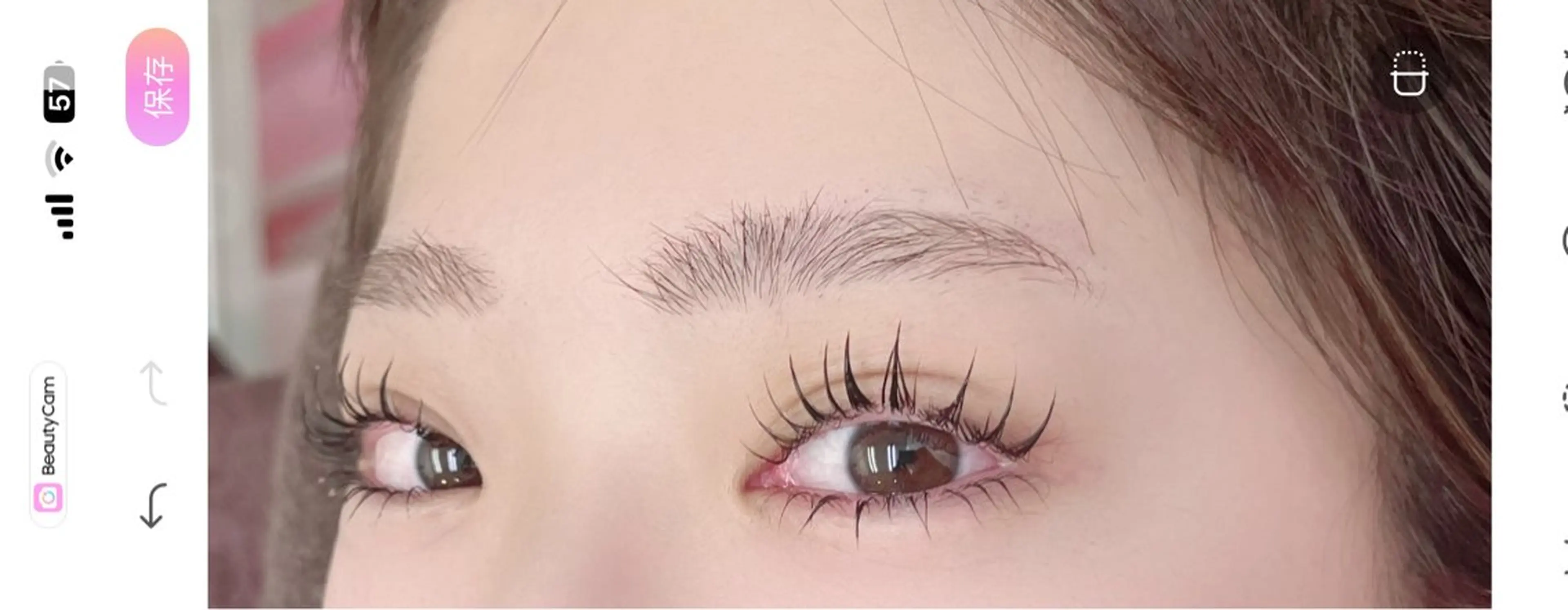 マツエク・マツパ Lカール まつげパーマ 下まつげエクステ マツパ enable所属・Riru eyelashのマツエク・マツパデザイン