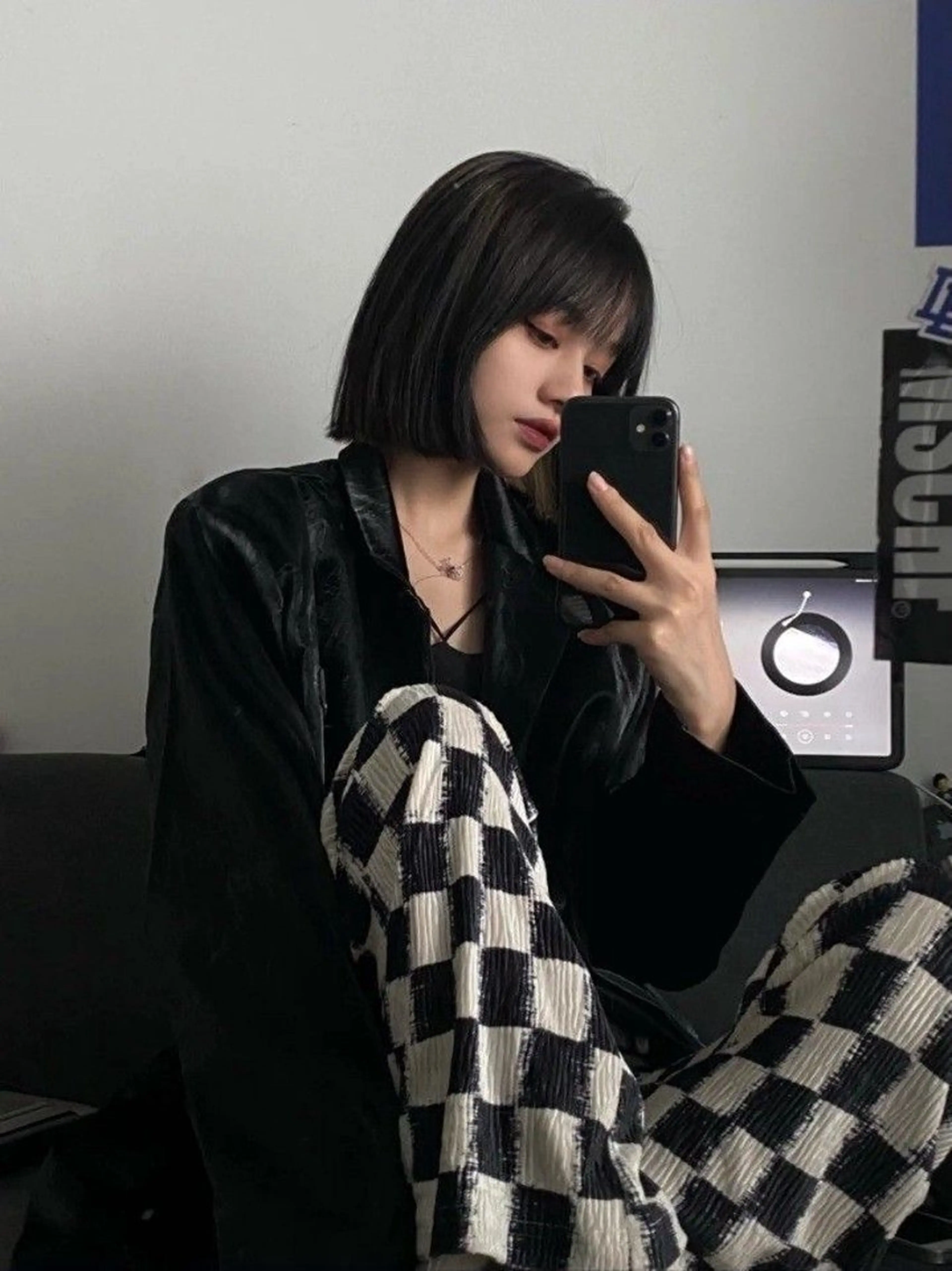 ショート カラー カット ヘアカラー トリートメント 莉乃/縮毛矯正/髪質 改善/艶カラーのヘアスタイル