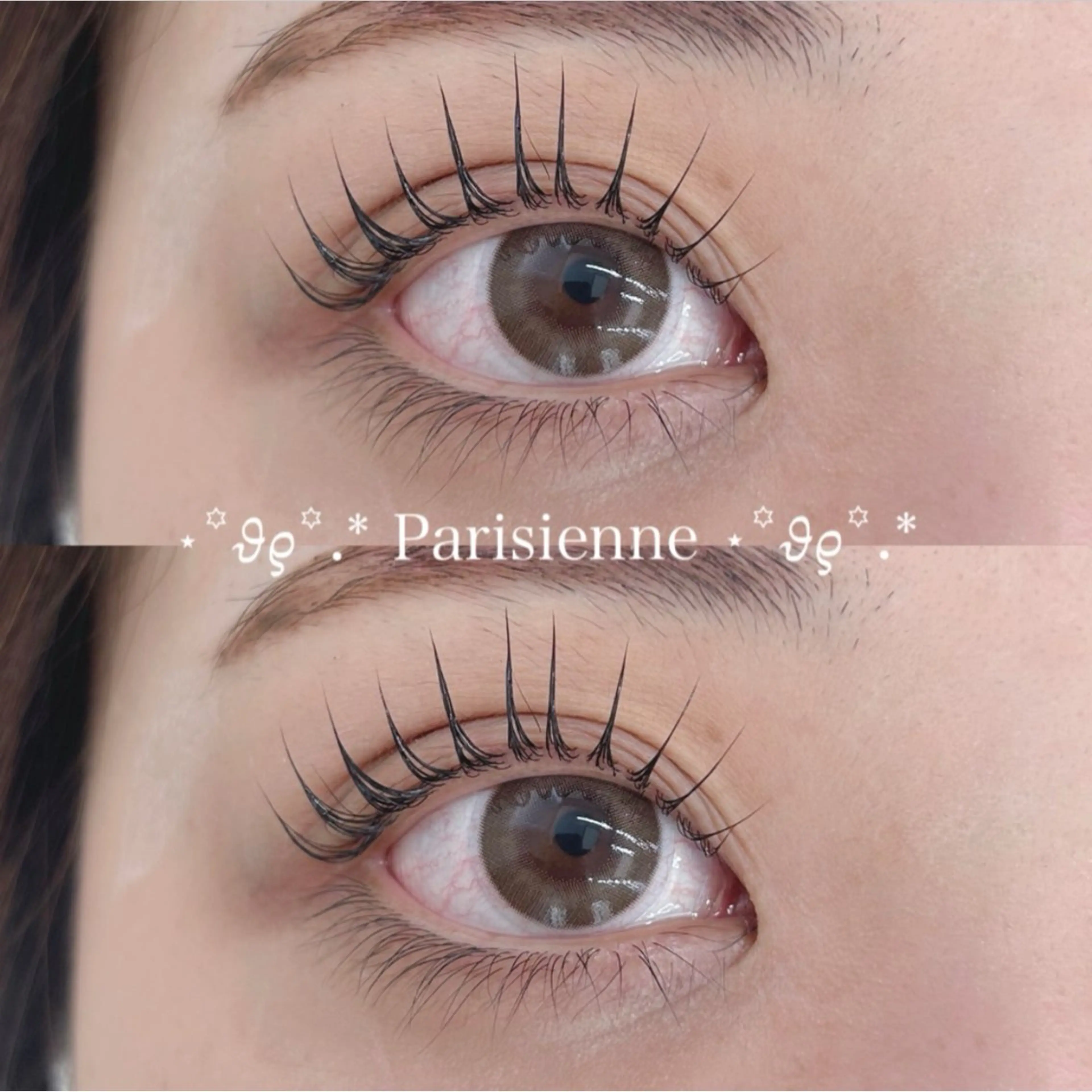 マツエク・マツパ 束感まつ毛 韓国風マツエク パリジェンヌラッシュリフト まつげパーマ 一重×まつ毛パーマ イトウ フウミのマツエク・マツパデザイン