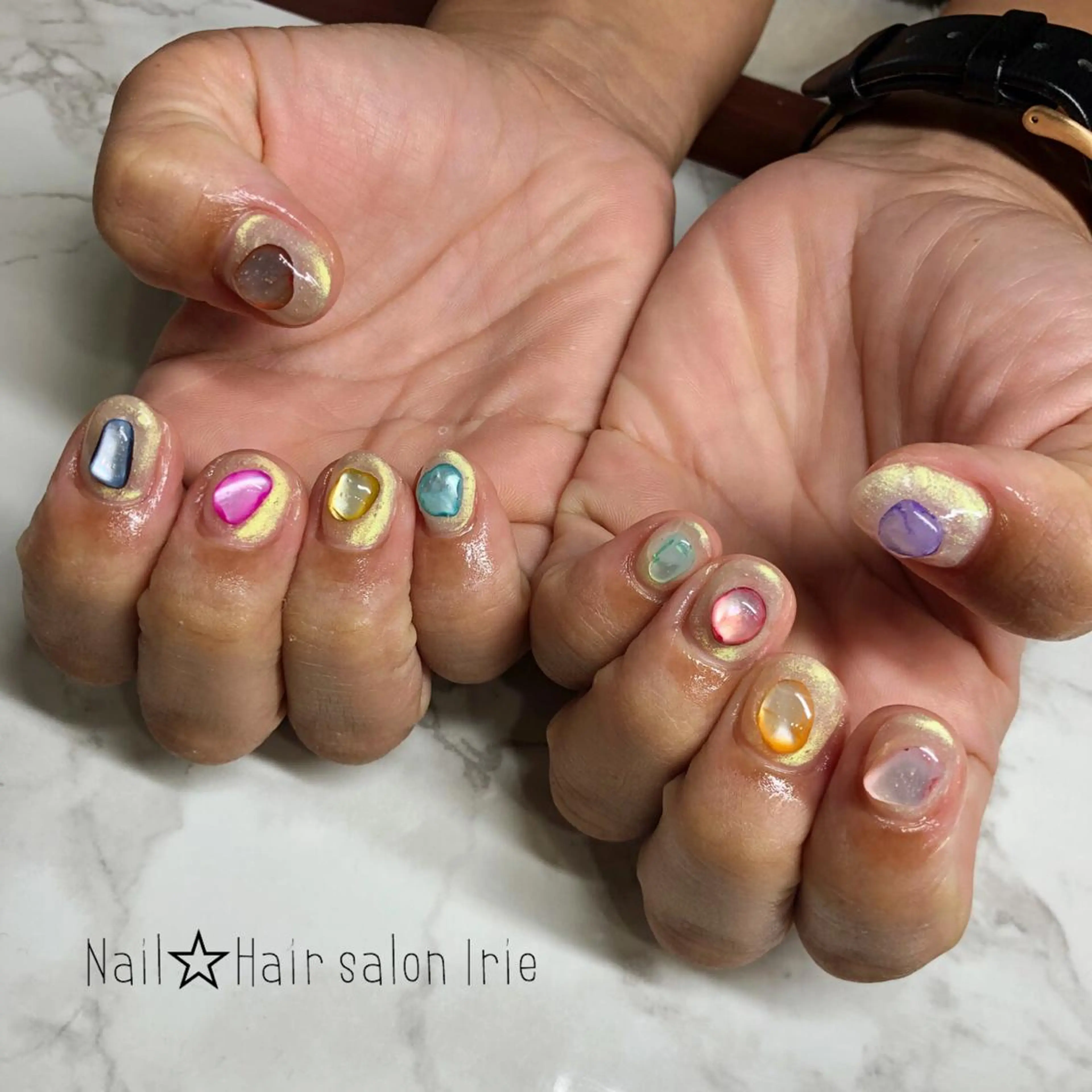 ネイル Hair salon Irie所属・與儀 知佳のネイルデザイン