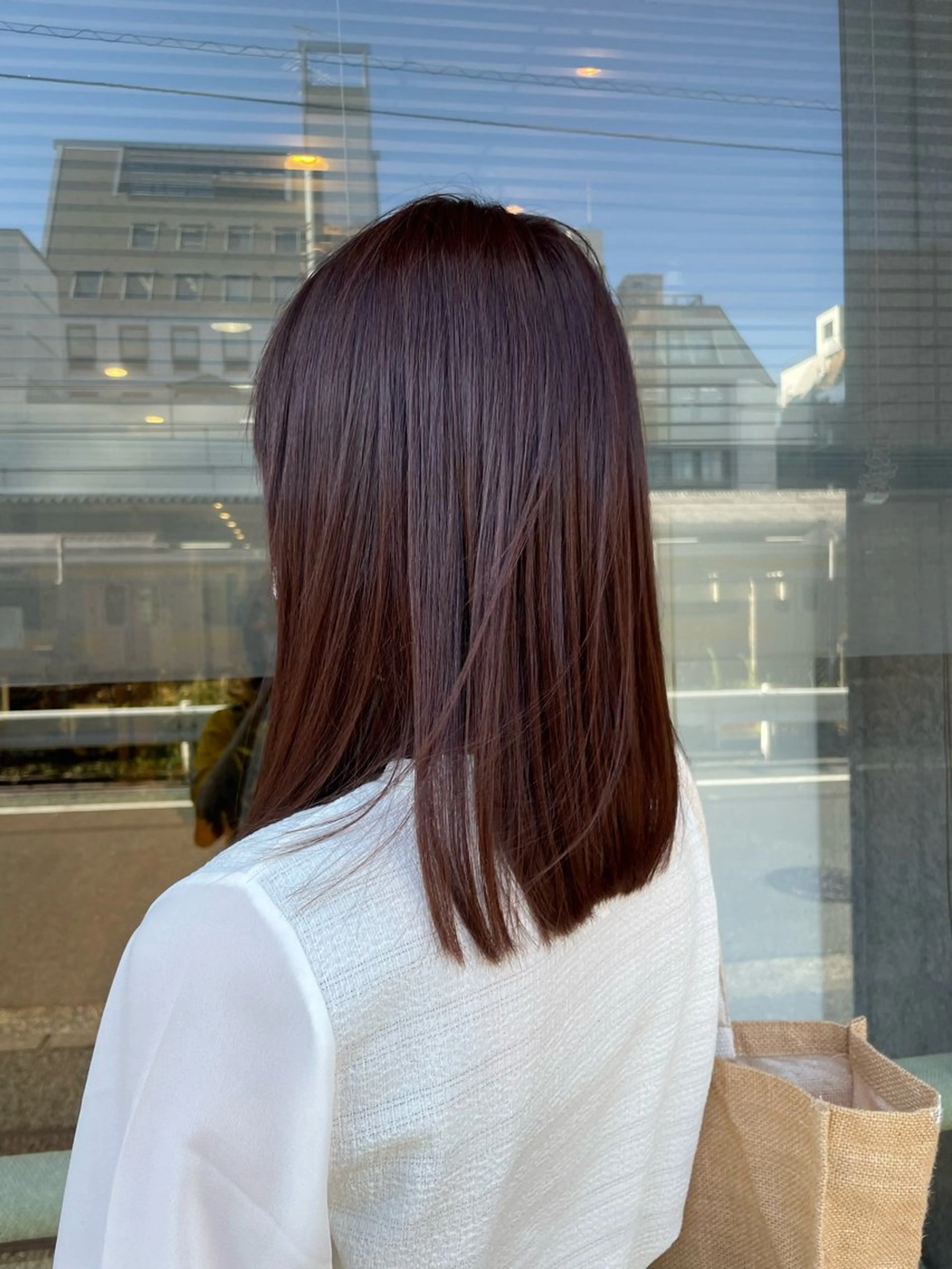 ミディアム カラー ブラウンカラー 髪質改善/Bloss om🌷高橋沙衣のヘアスタイル