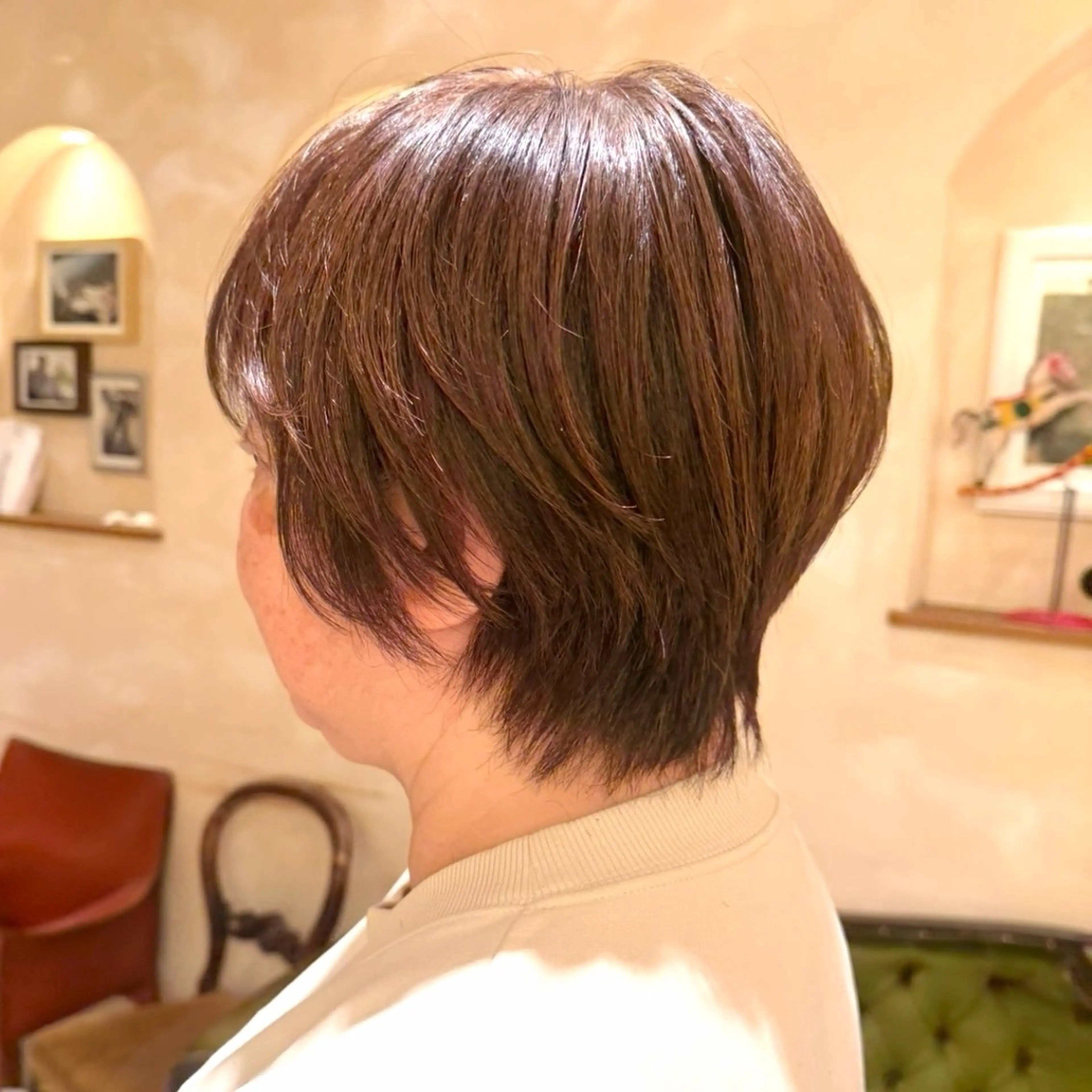 ショート くびれヘア ショートヘア ショートカット / 銀座/ 青山莉奈のヘアスタイル