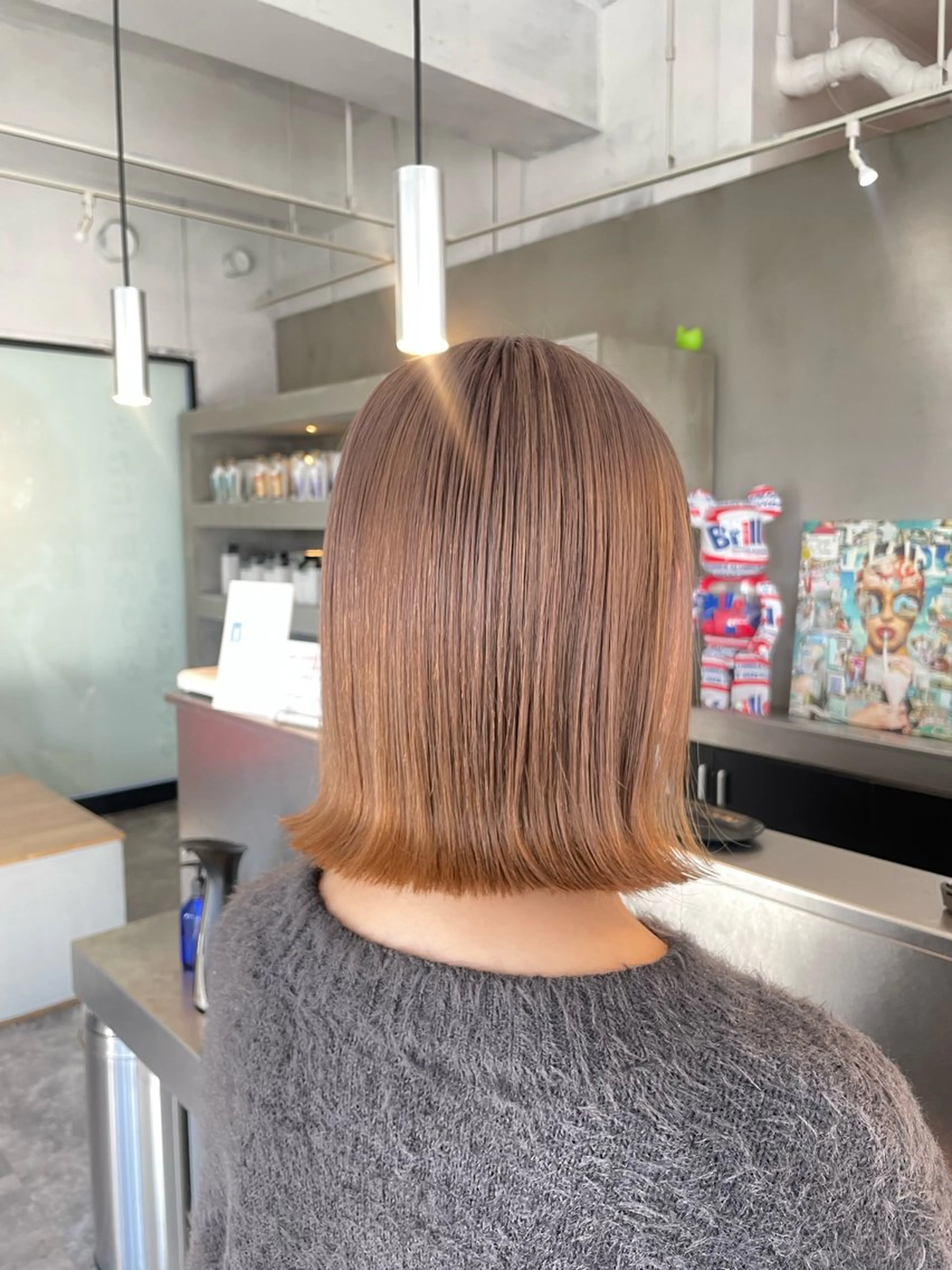 カラー ハイトーンカラー ヘアカラー ハイトーンカラー🩵 指名多数💗横山聖奈のヘアスタイル