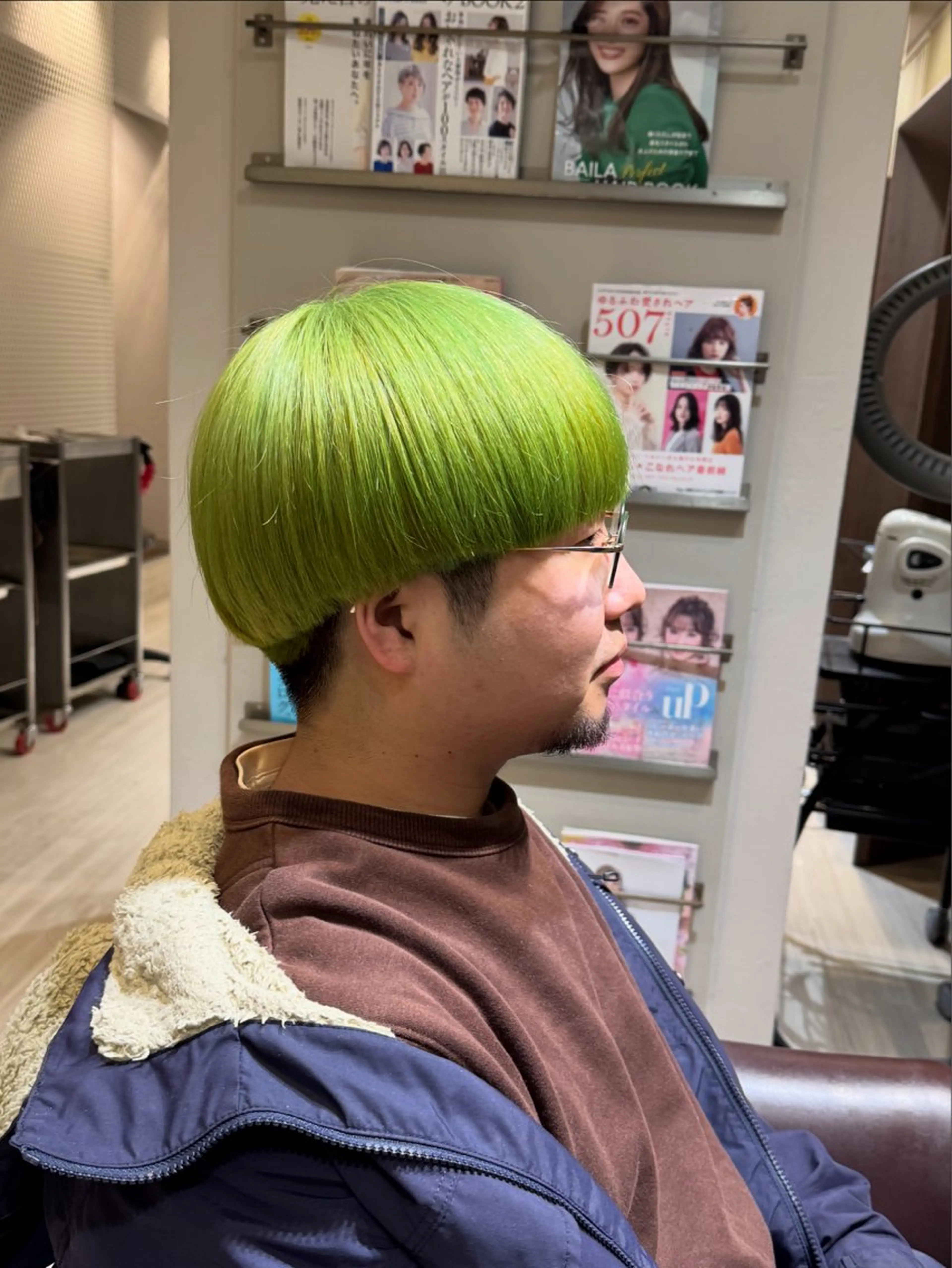 ショート カラー メンズ マッシュ ヘアカラー Beeline所属・🫧メンズ特化🫧 瀧口翔太のヘアスタイル