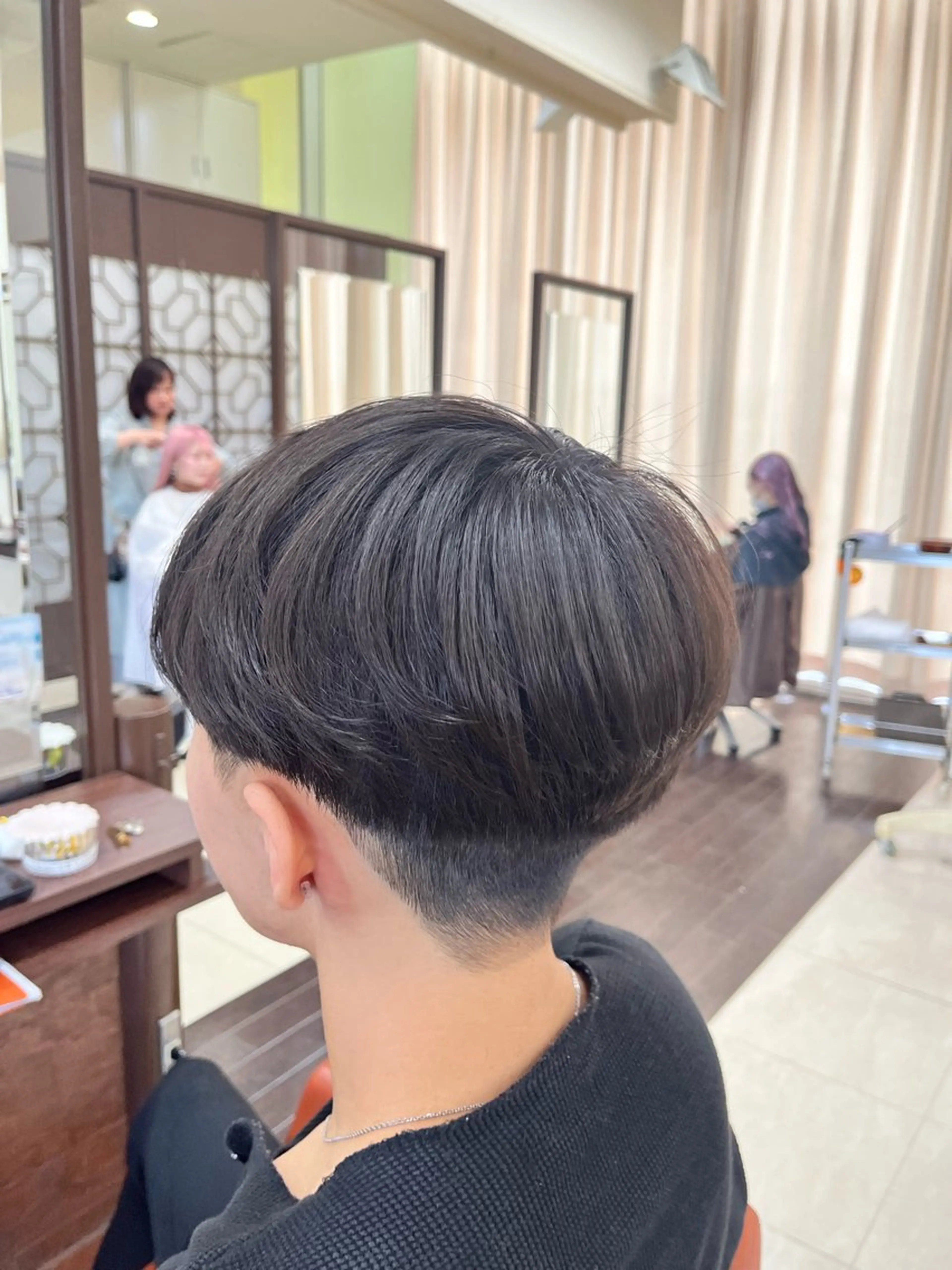 ショート メンズ メンズ韓国風 マッシュ シースルーマッシュ 韓国風ヘア AROH  men's cut&men's perm 船橋店所属・🧊メンズ特化🧊 高木航希のヘアスタイル