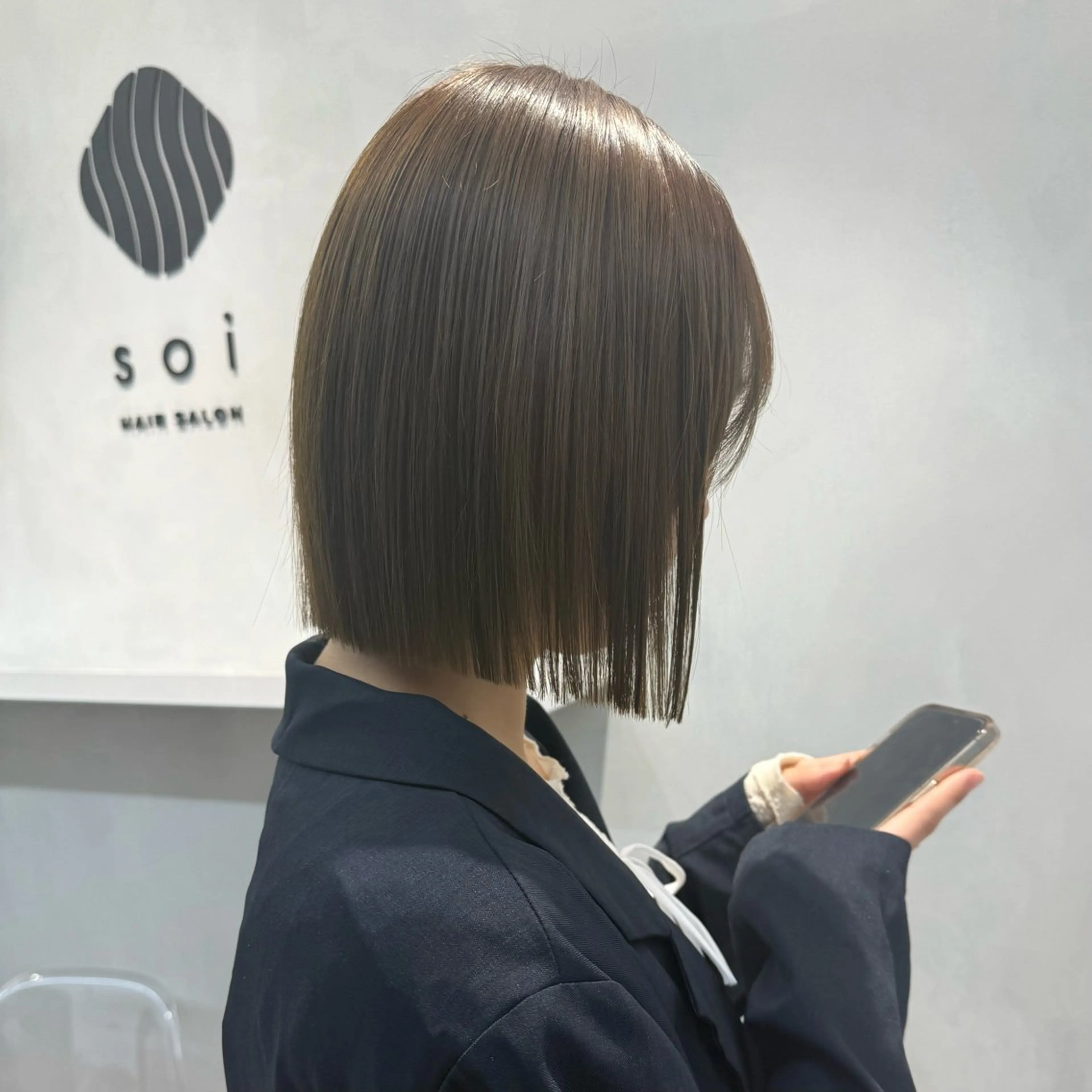 ショート Misaki /ボブ/縮毛矯正のヘアスタイル