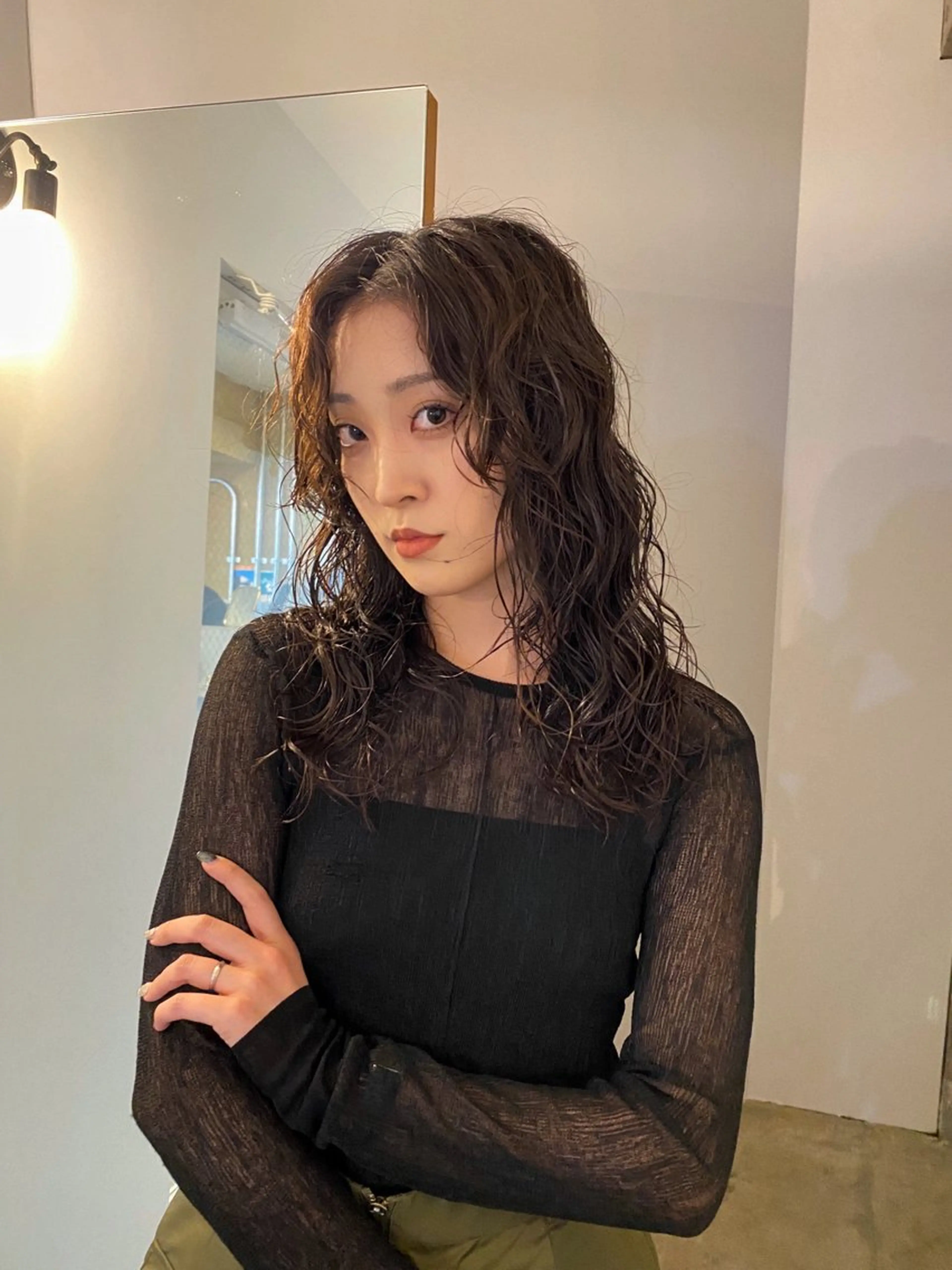 セミロング パーマ カット パーマ GATTACA所属・KEI gattacaのヘアスタイル