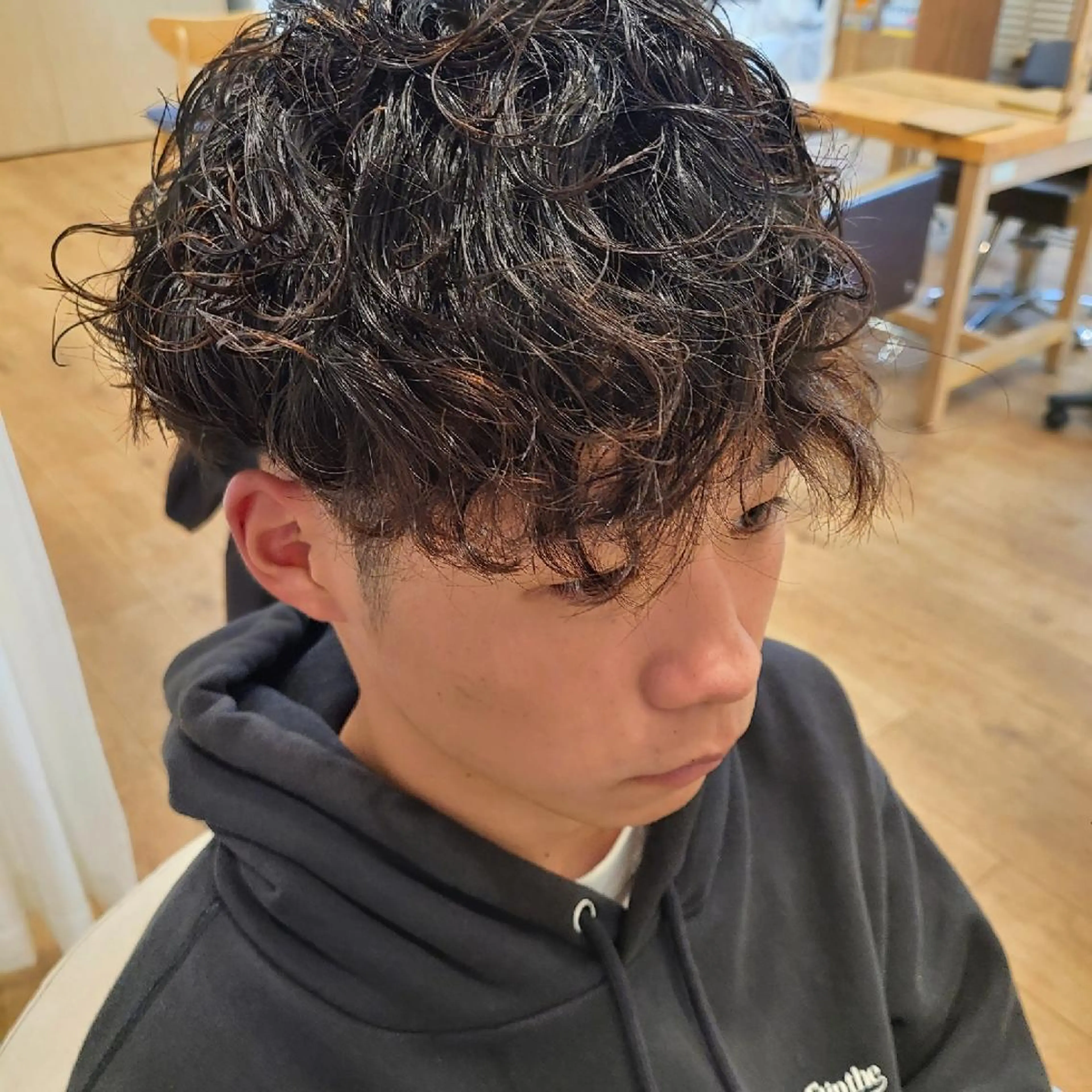 パーマ メンズ メンズパーマ ツイストスパイラルパーマ スパイラルパーマ 【ネウィ天王寺 】seiyaのヘアスタイル