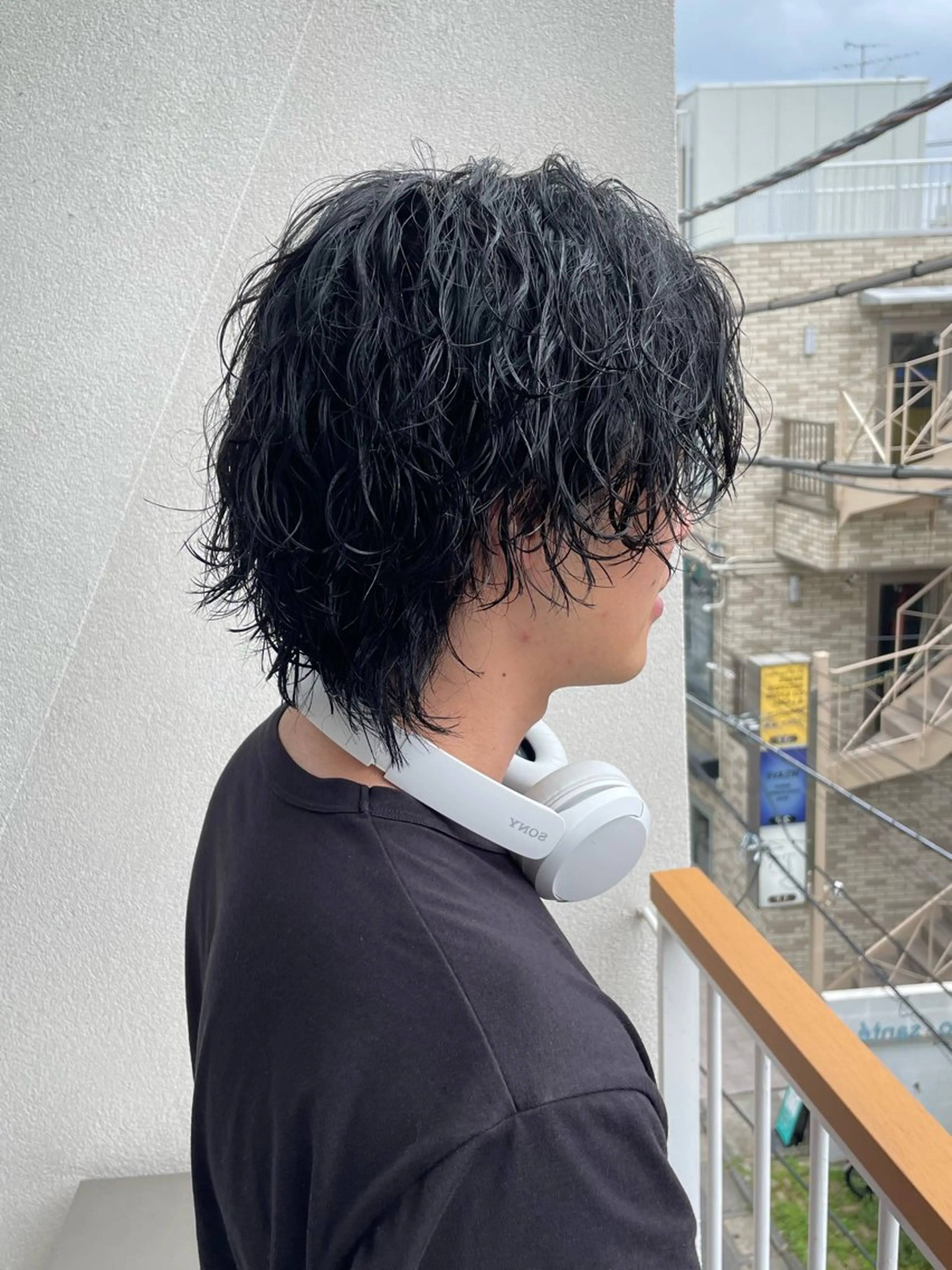 パーマ メンズ パーマ トリートメント ヘアセット メンズモテパーマ💙 fuwaのヘアスタイル