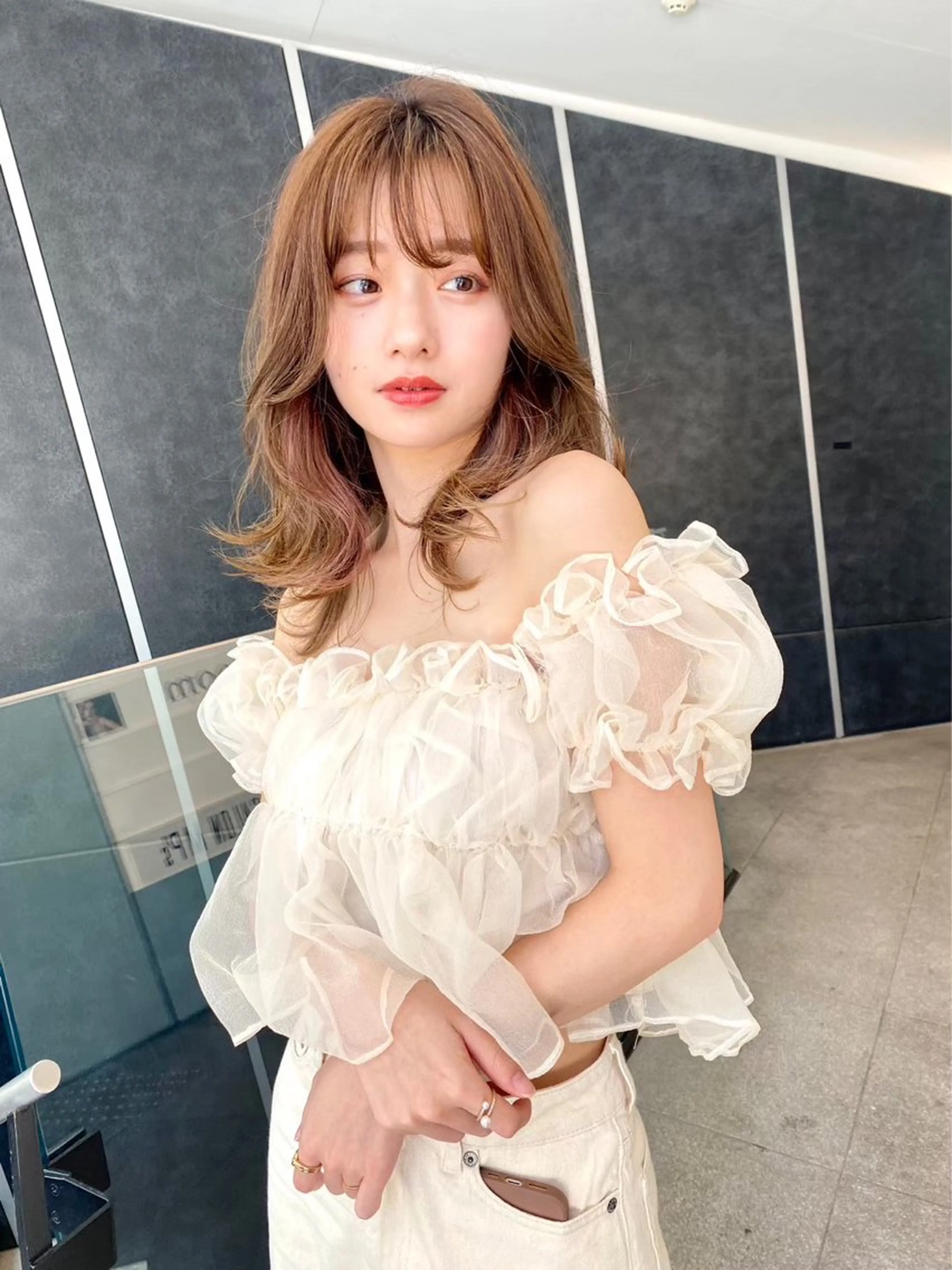 ロング ヘアカラー トリートメント 【公式】amble luxe池袋東口🩷のヘアスタイル