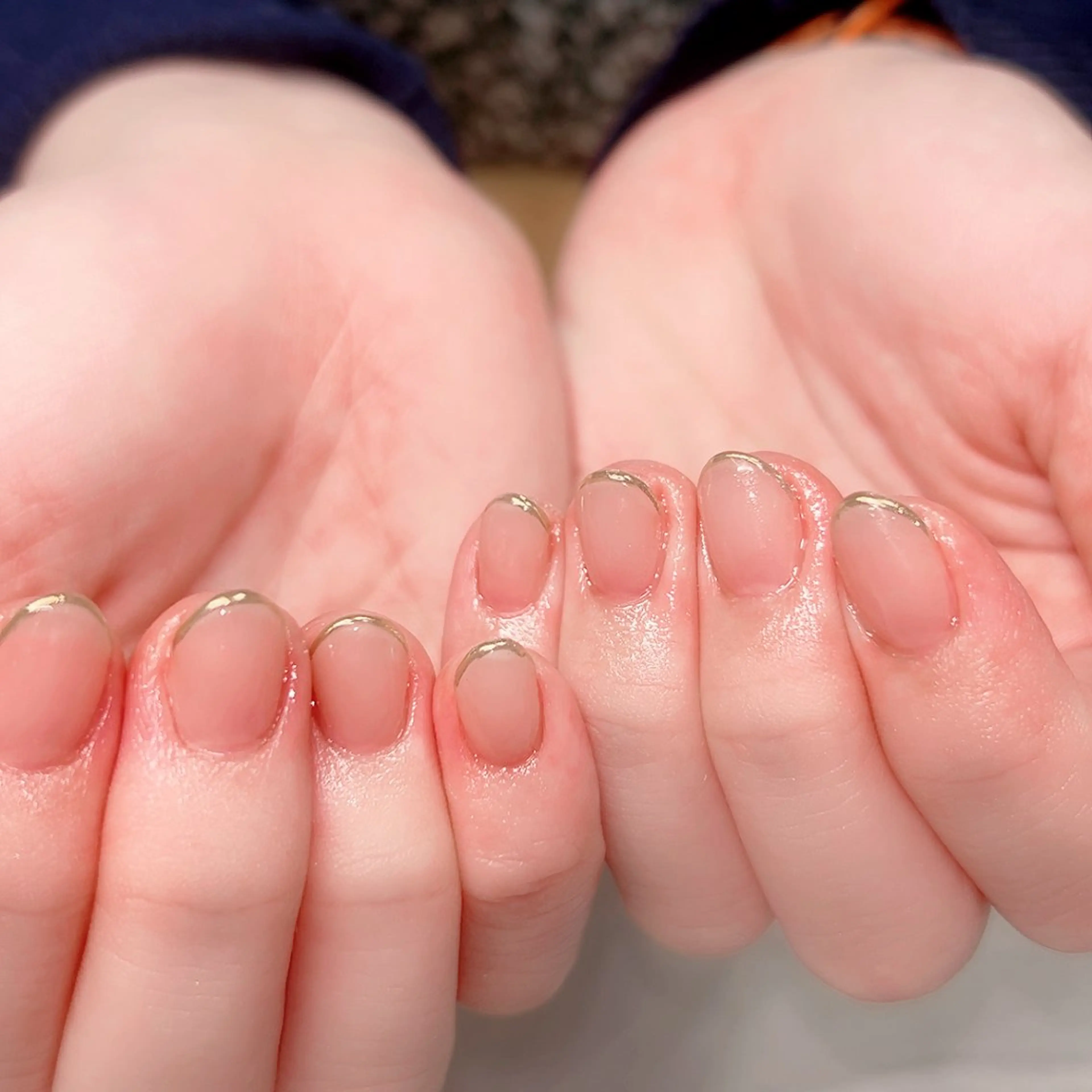 ネイル フレンチネイル ハート マグネットネイル ミラーネイル オフィスネイル Cute Tips nailのネイルデザイン