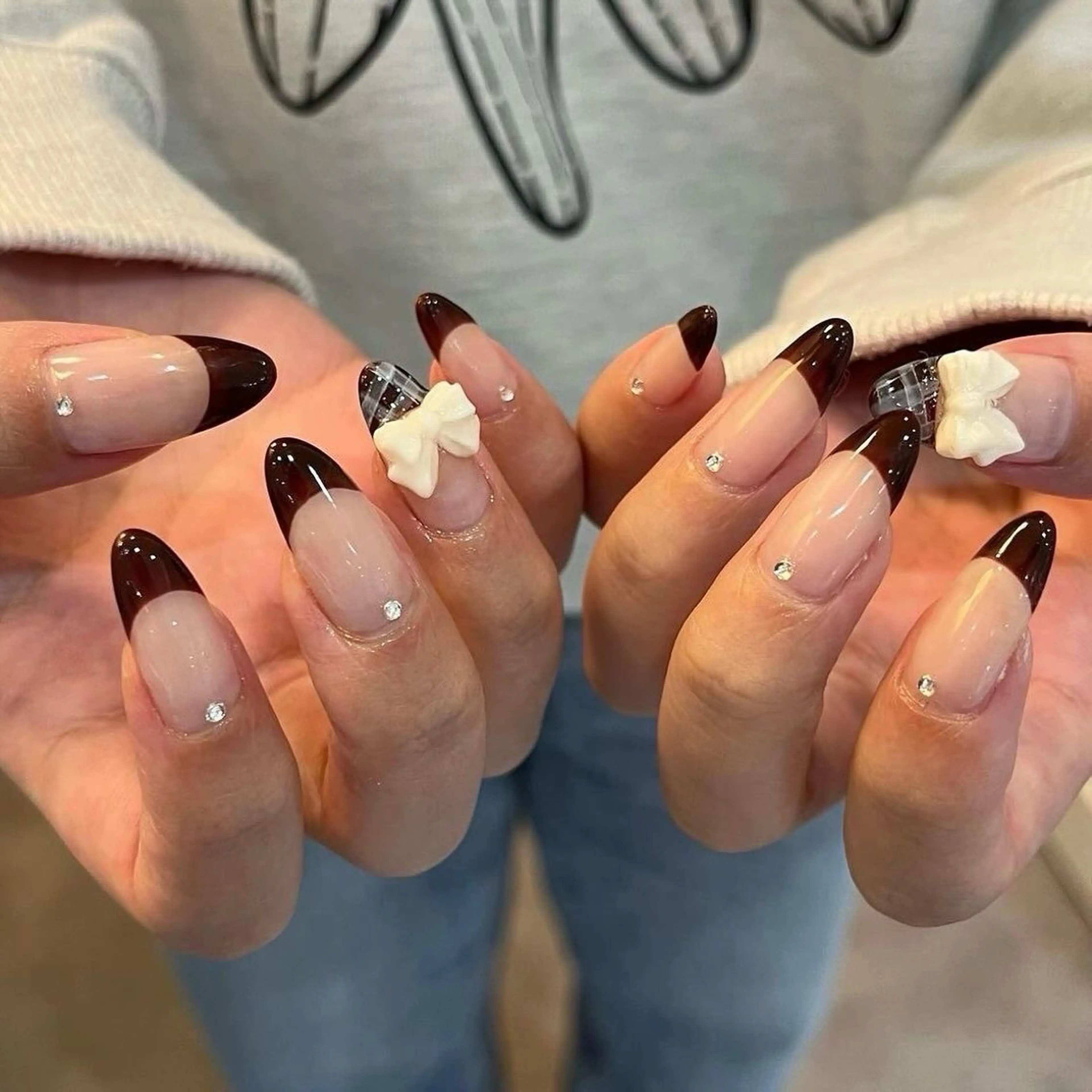 ミディアム 韓国風ヘア ハンドネイル Aila Nail ShinOkubo所属・Aila Nail ShinOkuboのネイルデザイン