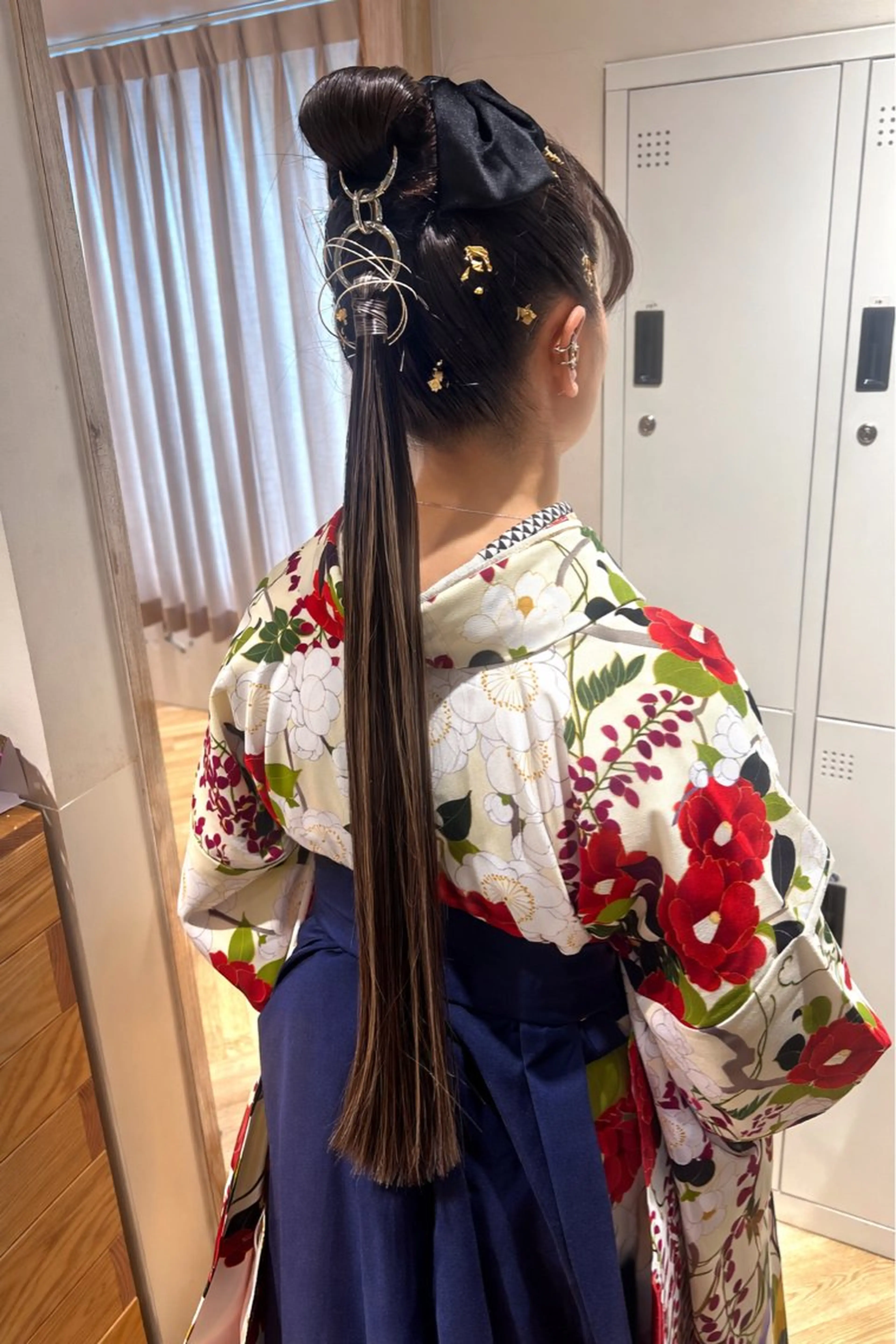 ヘアアレンジ 卒業式のヘアスタイル ヘアセット 艶カラー🌸アレンジ 🌹Sally🕊️のその他イメージ