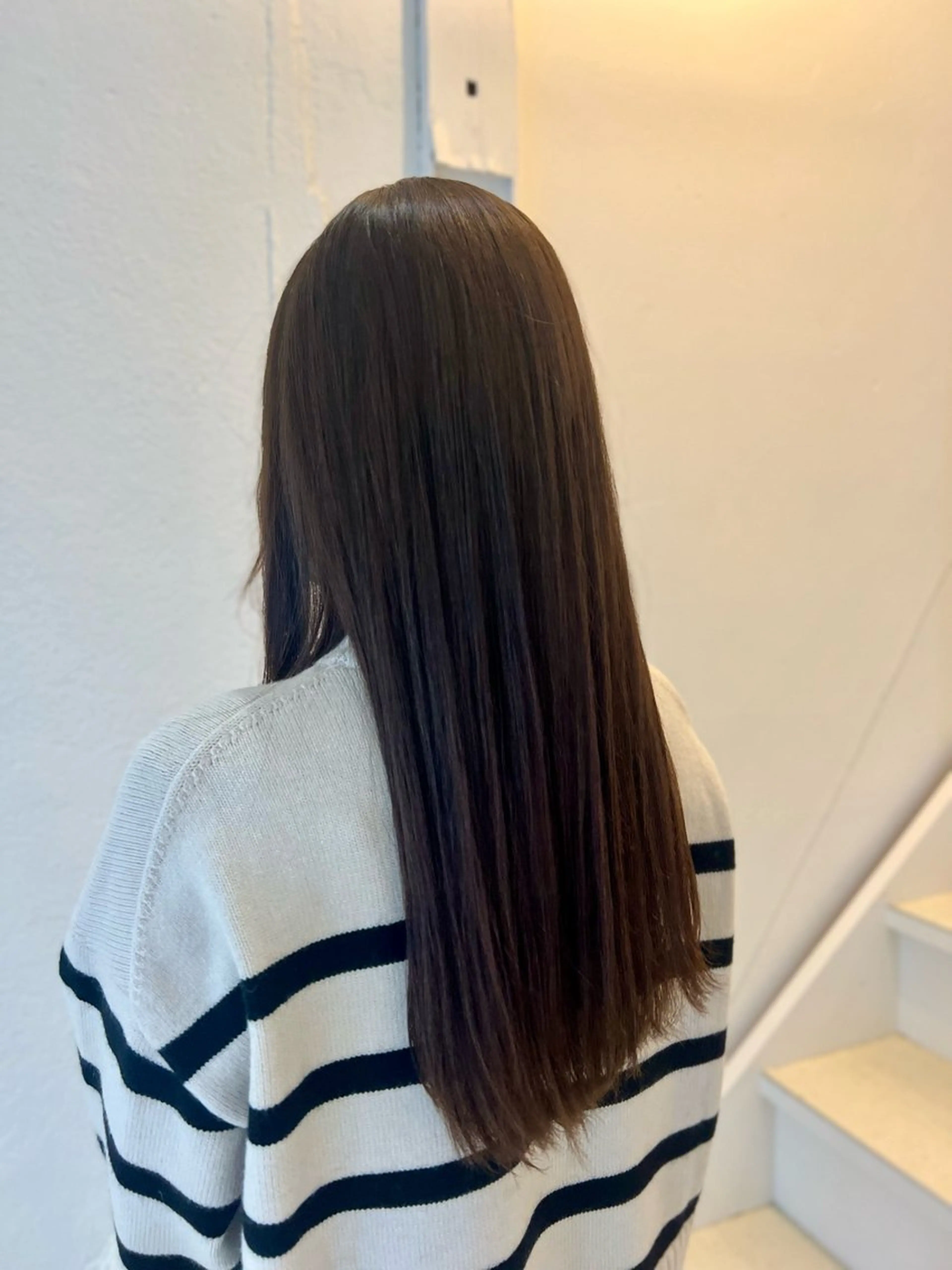 ロング カット ヘアカラー トリートメント newi京橋 yukaのヘアスタイル