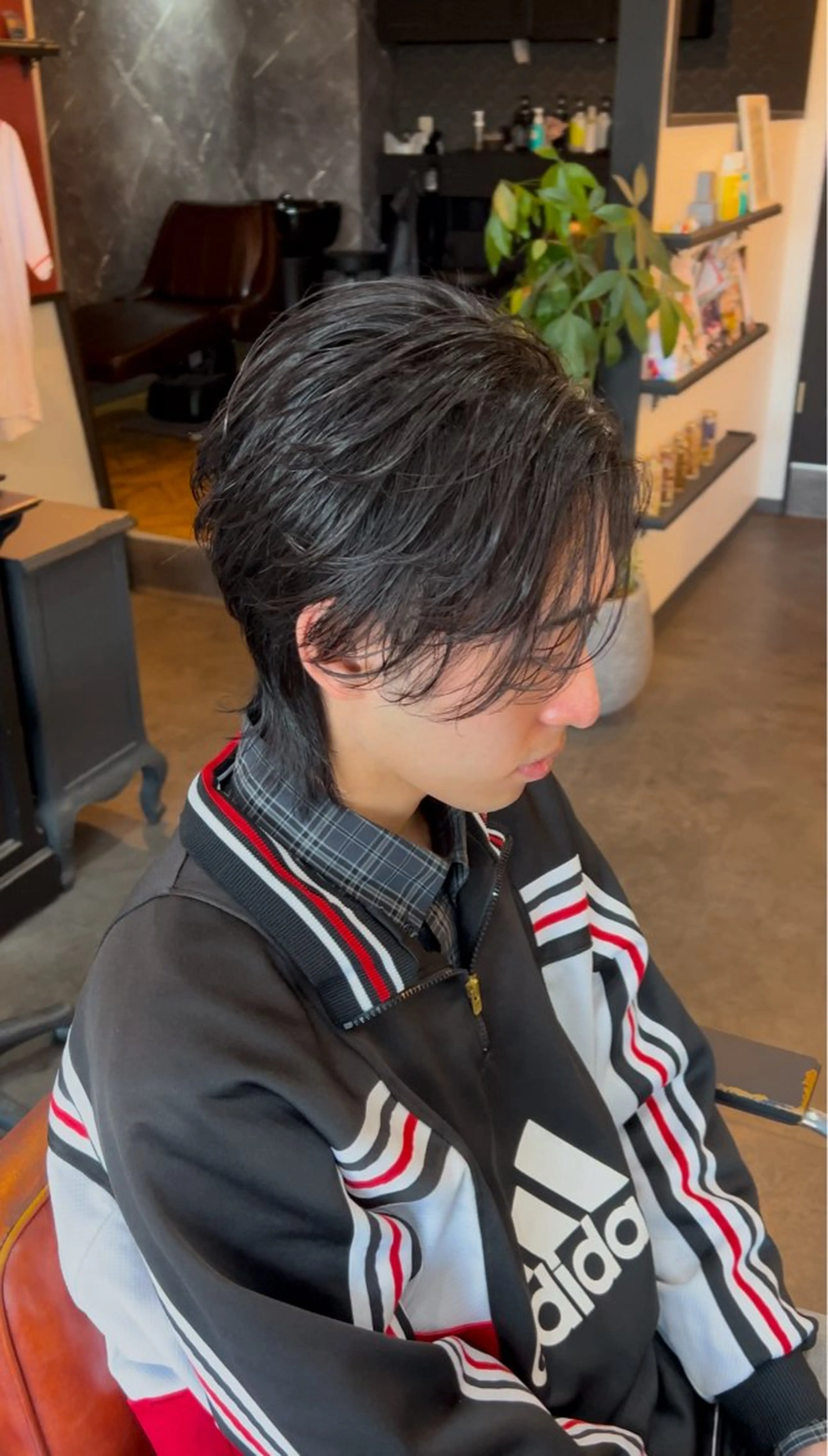 カット＋パーマ＋カラーの写真