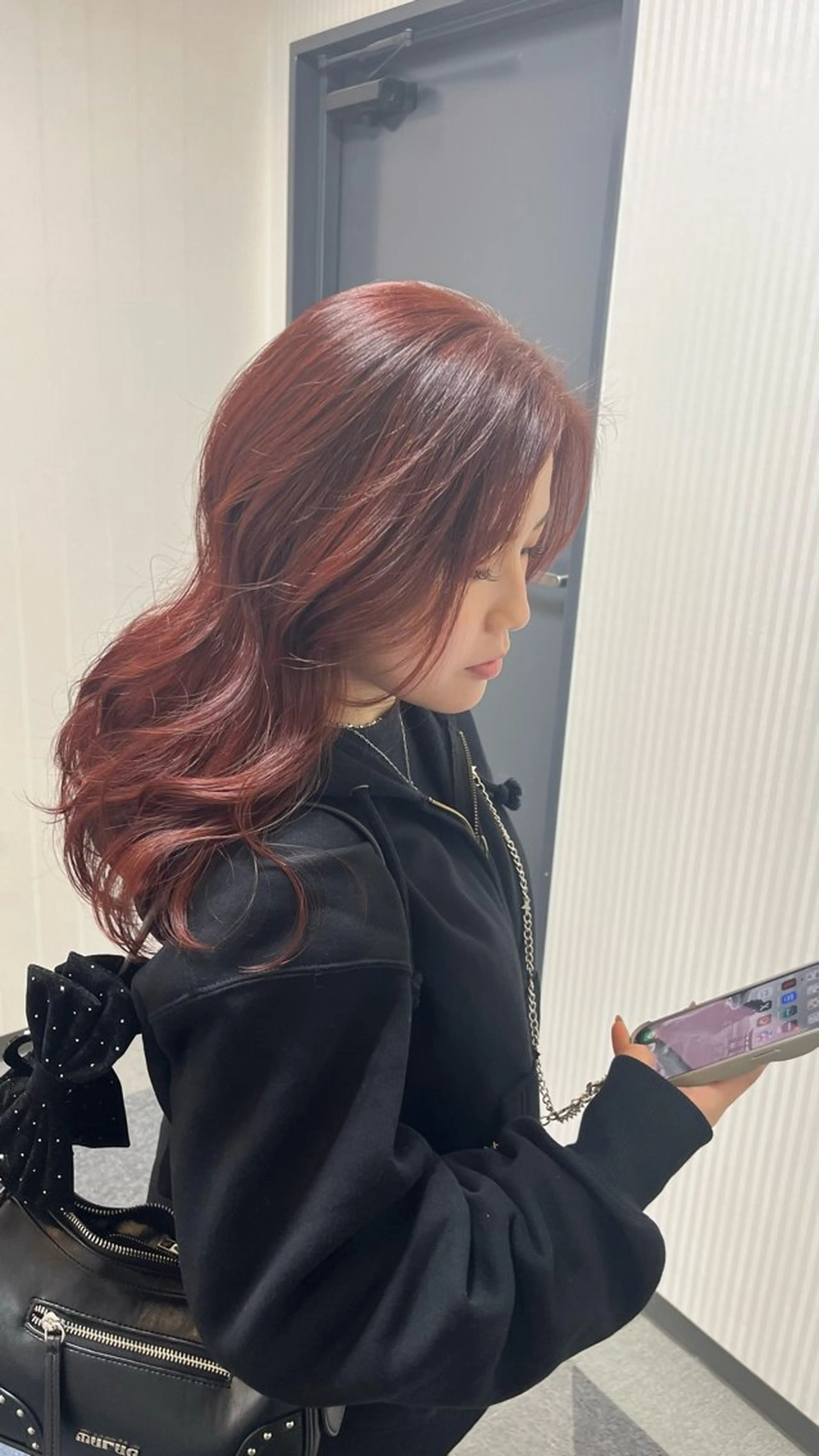 セミロング カラー ヘアカラー 亀井寿葵  京橋 /韓国ヘア/レイヤーのヘアスタイル