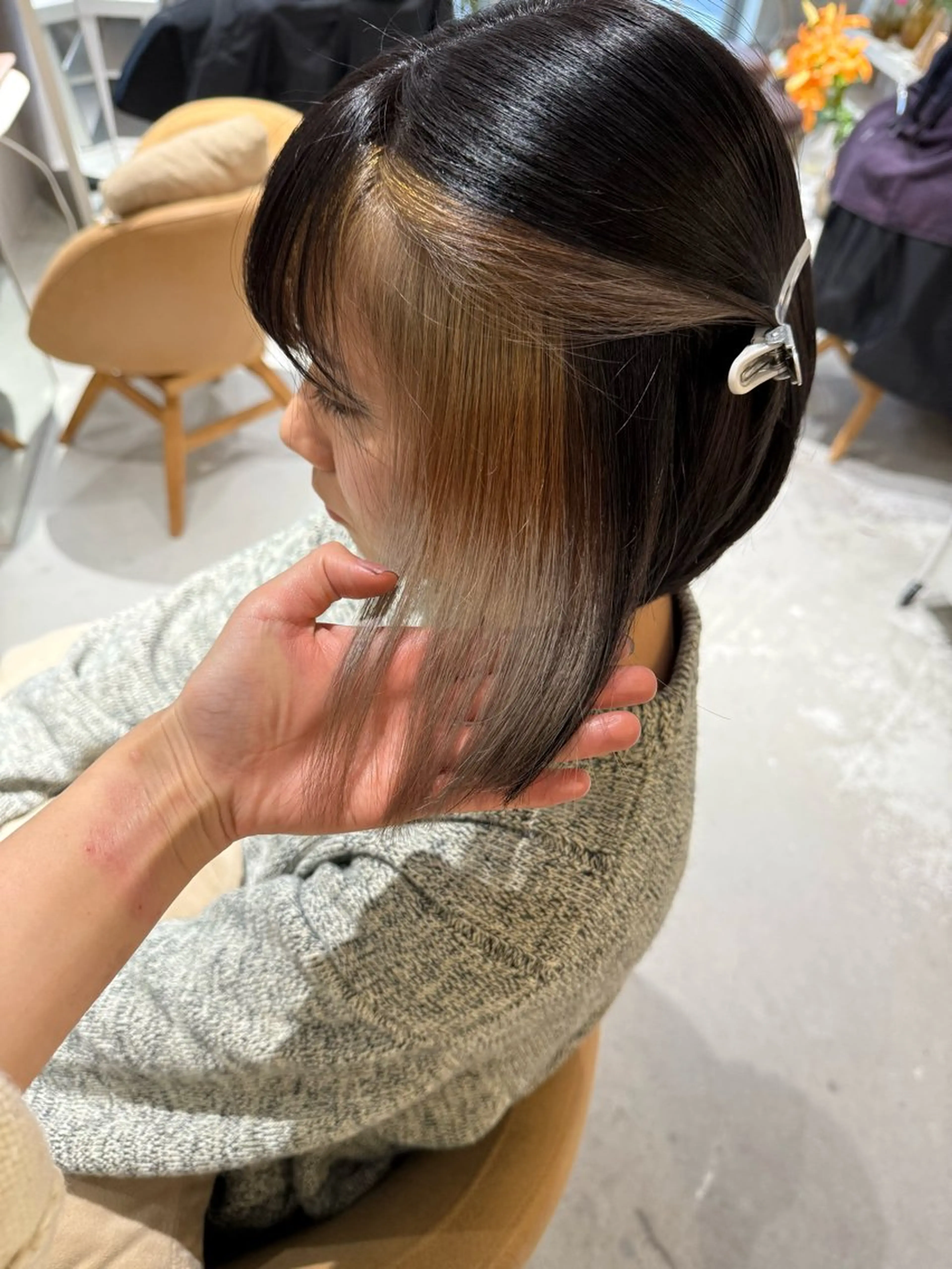 ショート カラー 🎀花屋併設サロン 荘司まゆり🎀‪‪のヘアスタイル