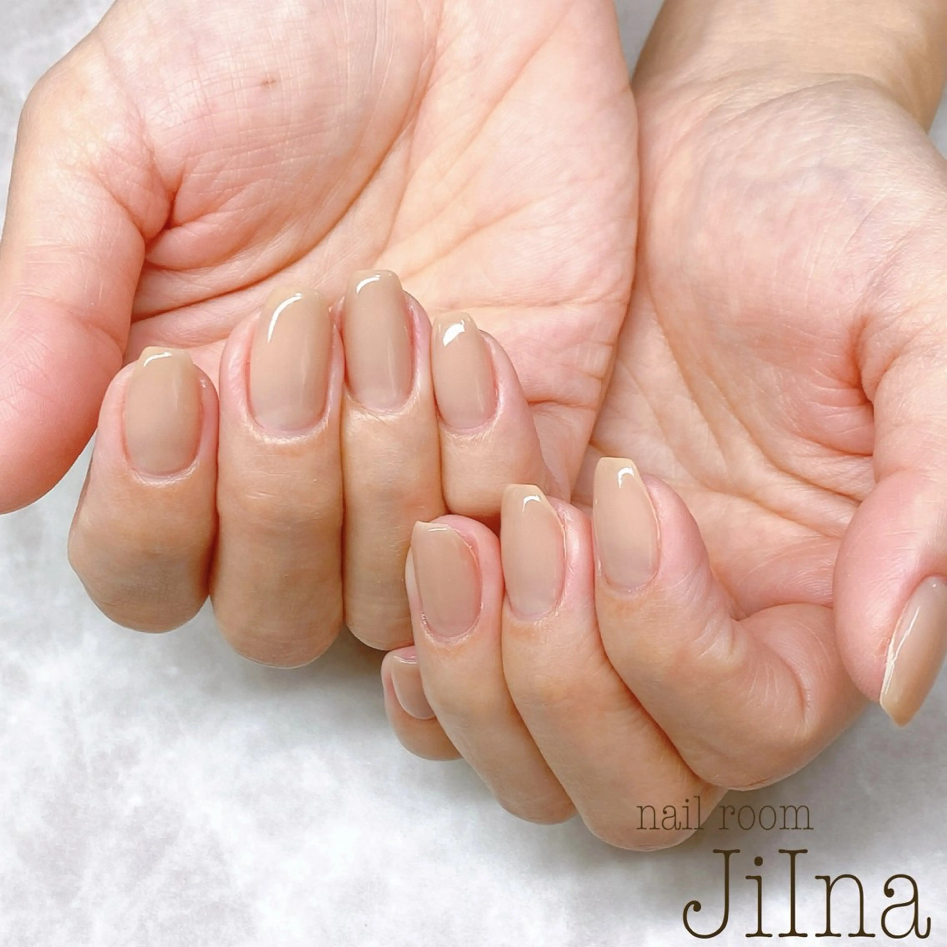 ネイル ワンカラーネイル JiIna nailのネイルデザイン