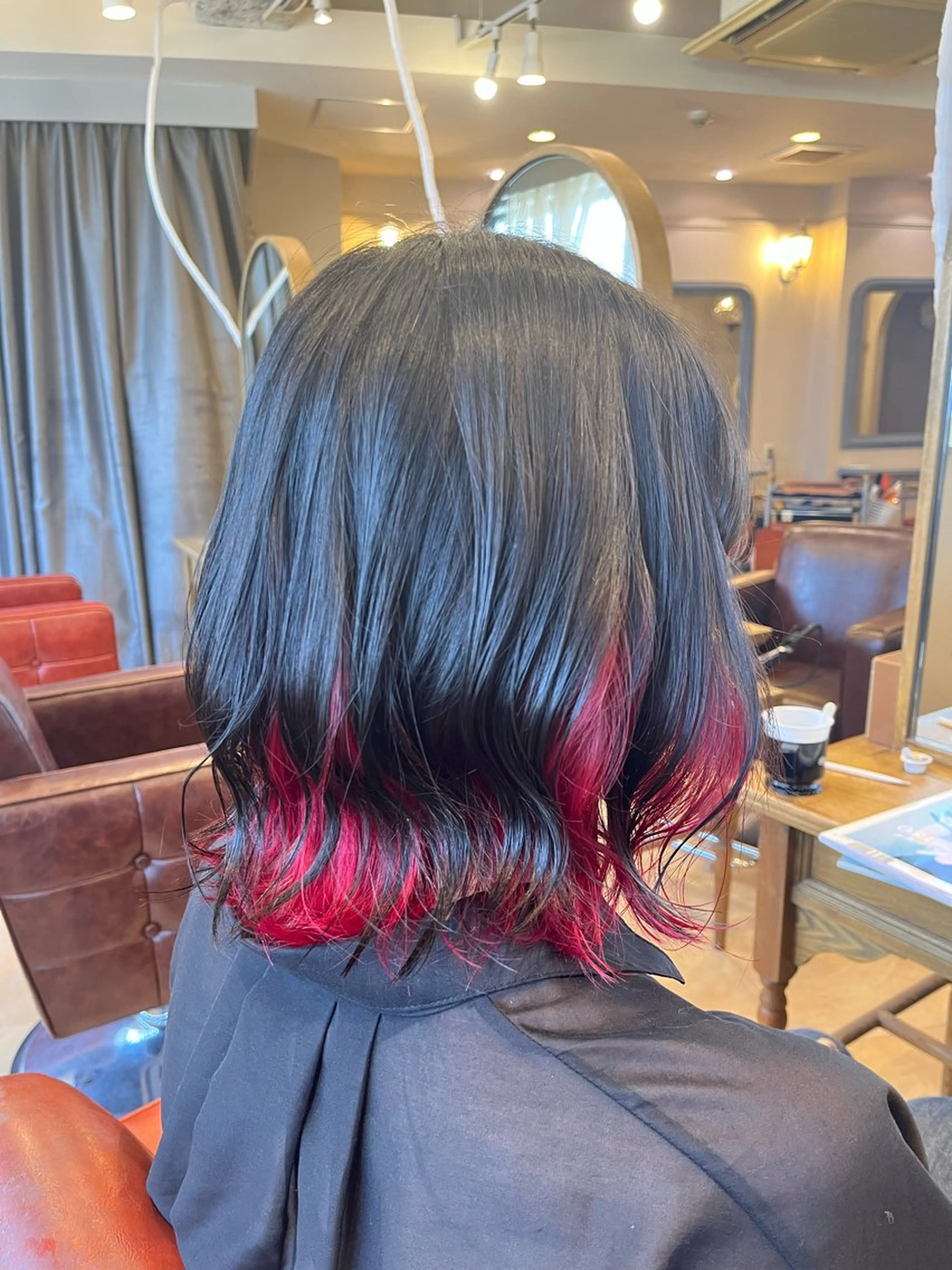 ミディアム カラー 髪質改善×ケアブリー チ特化【ケンタ】のヘアスタイル