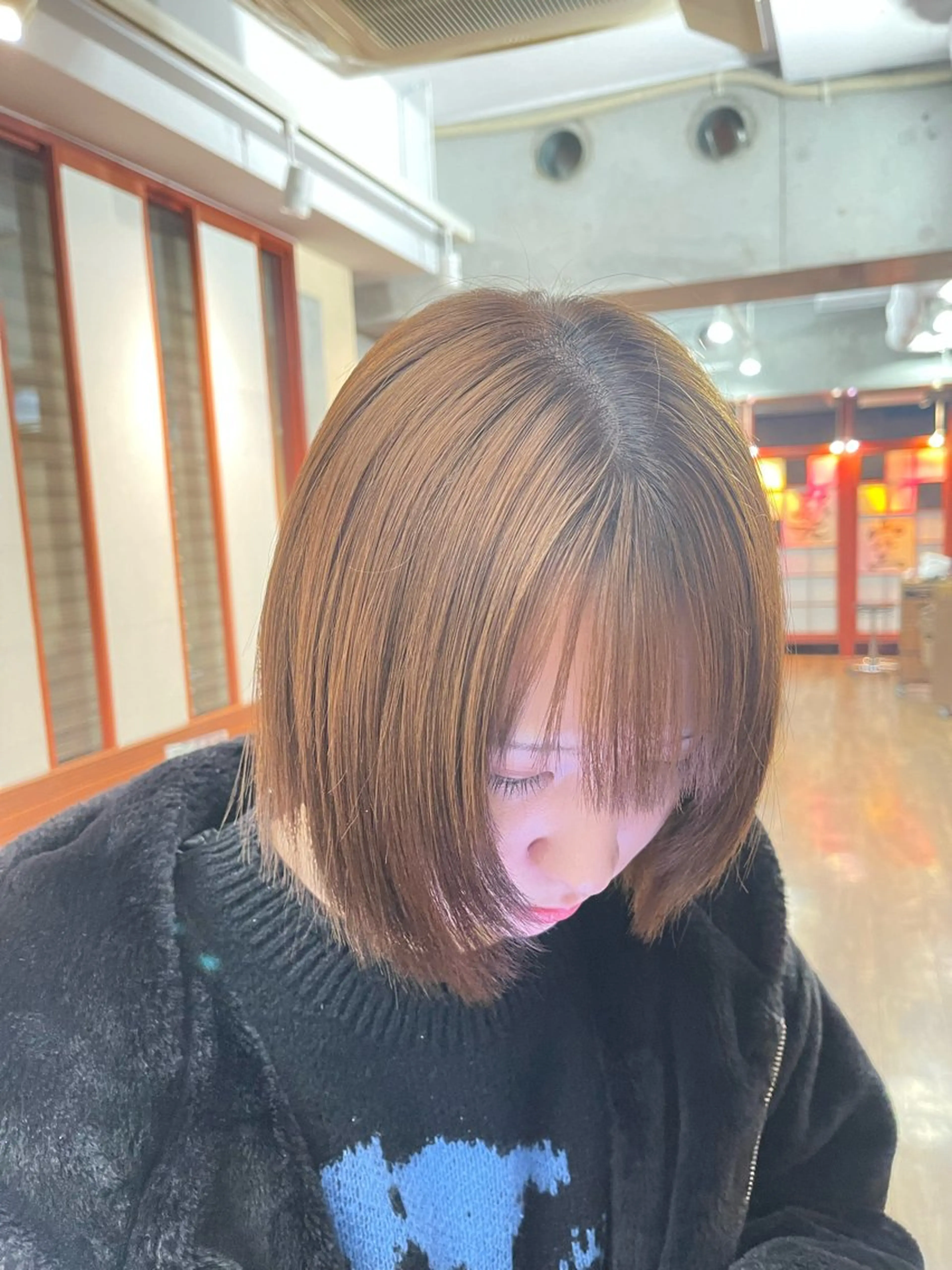 縮毛矯正 テライ ケイショウのヘアスタイル