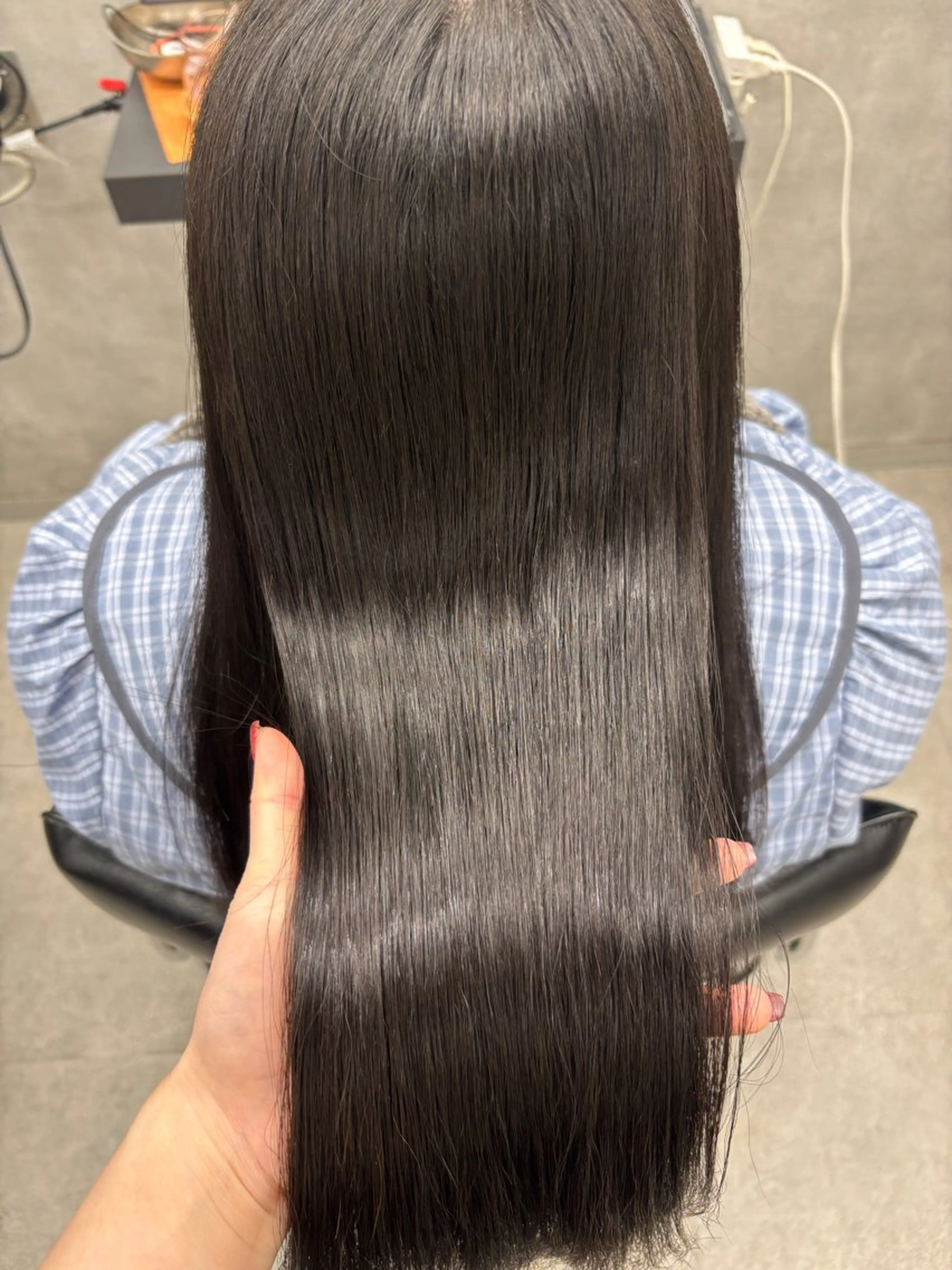 ロング 縮毛矯正 トリートメント 縮毛矯正 宮尾 星夢のヘアスタイル