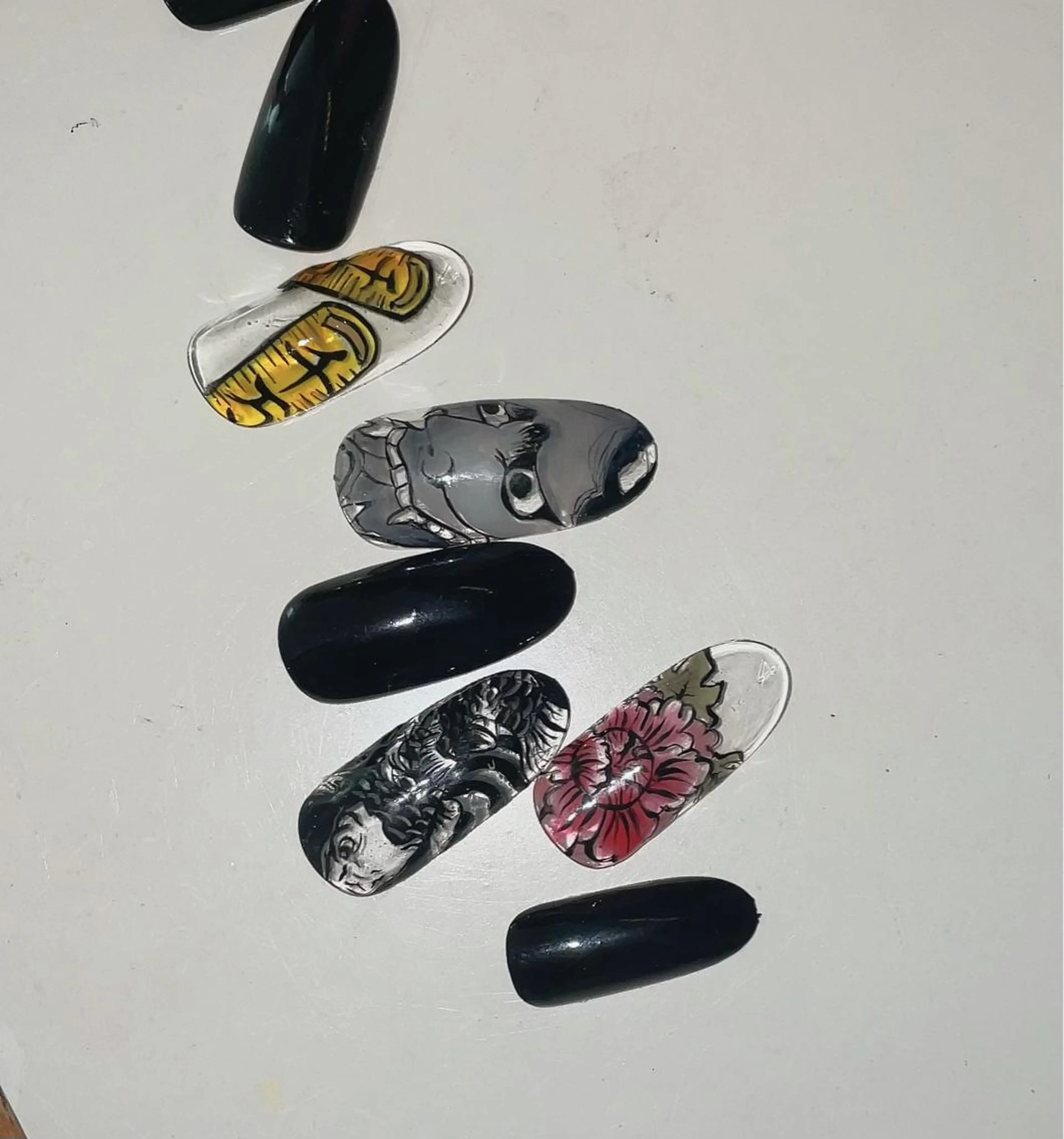 ネイル ブルー ⛓Miyu ⛓のネイルデザイン