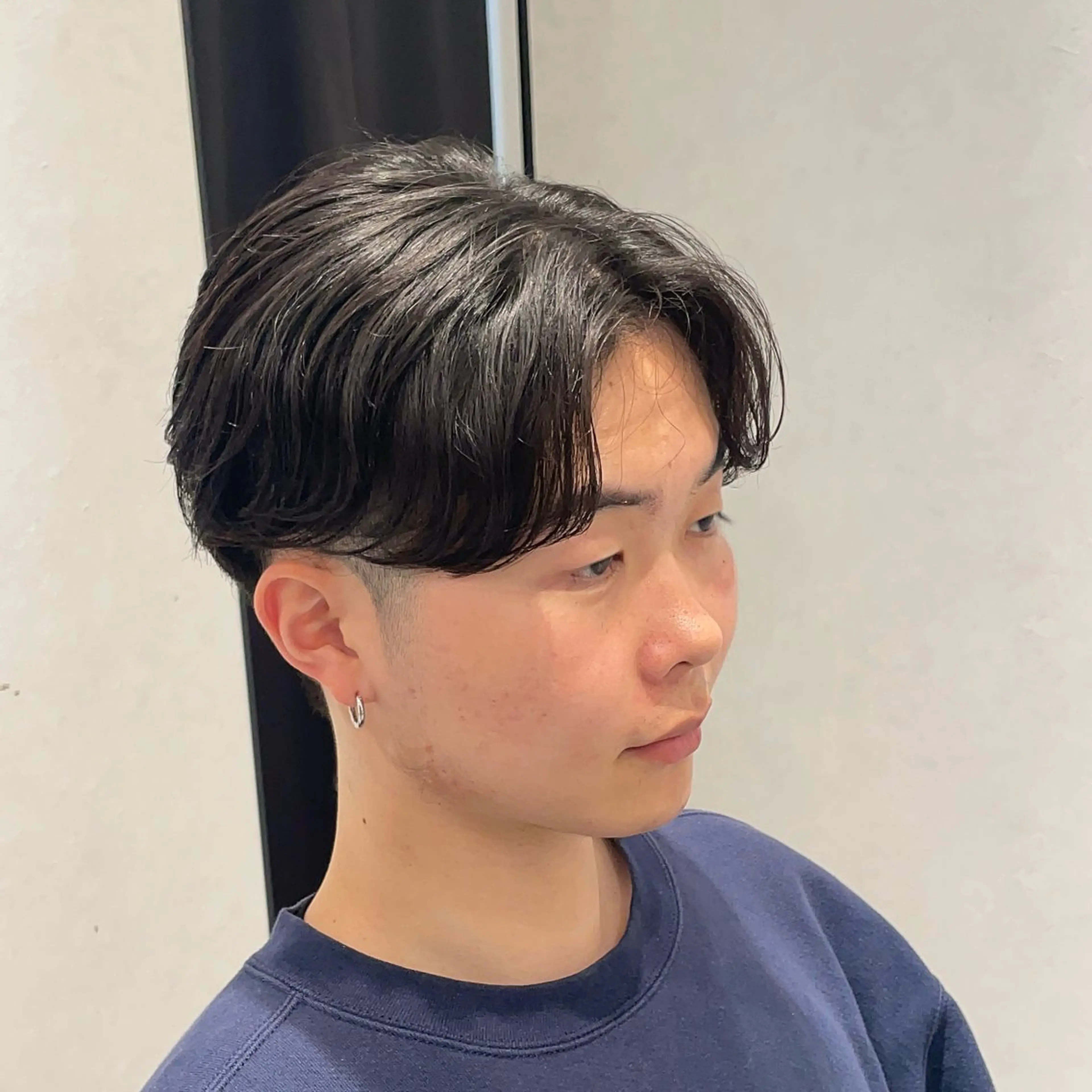 ⭐️メンズ限定⭐️メンズカット+毛流れパーマ+リラクゼーションヘッドスパ【マンツーマン施術】の写真