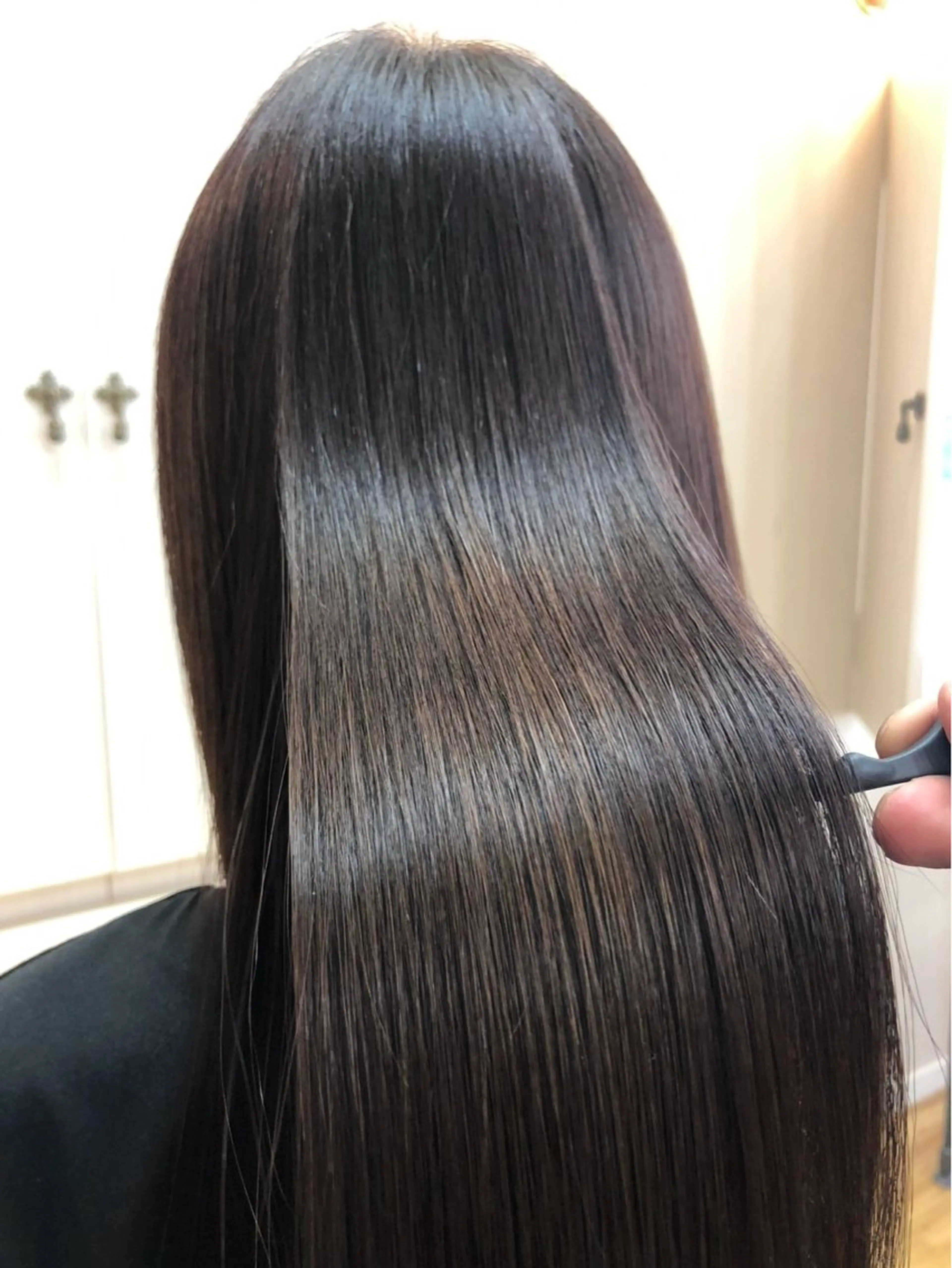 縮毛矯正の写真