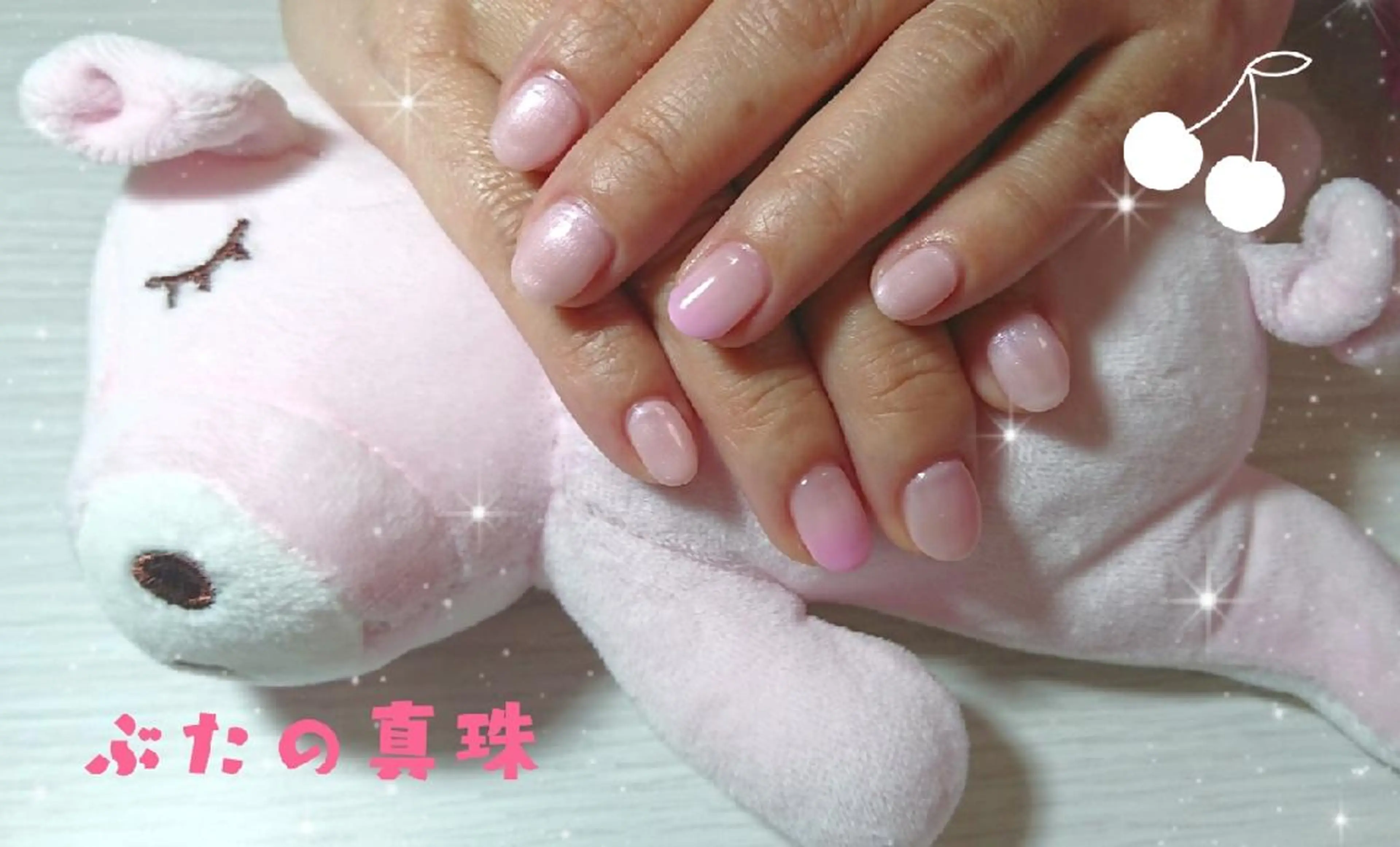 ネイル ピンク ハンドネイル 林 珠里のネイルデザイン