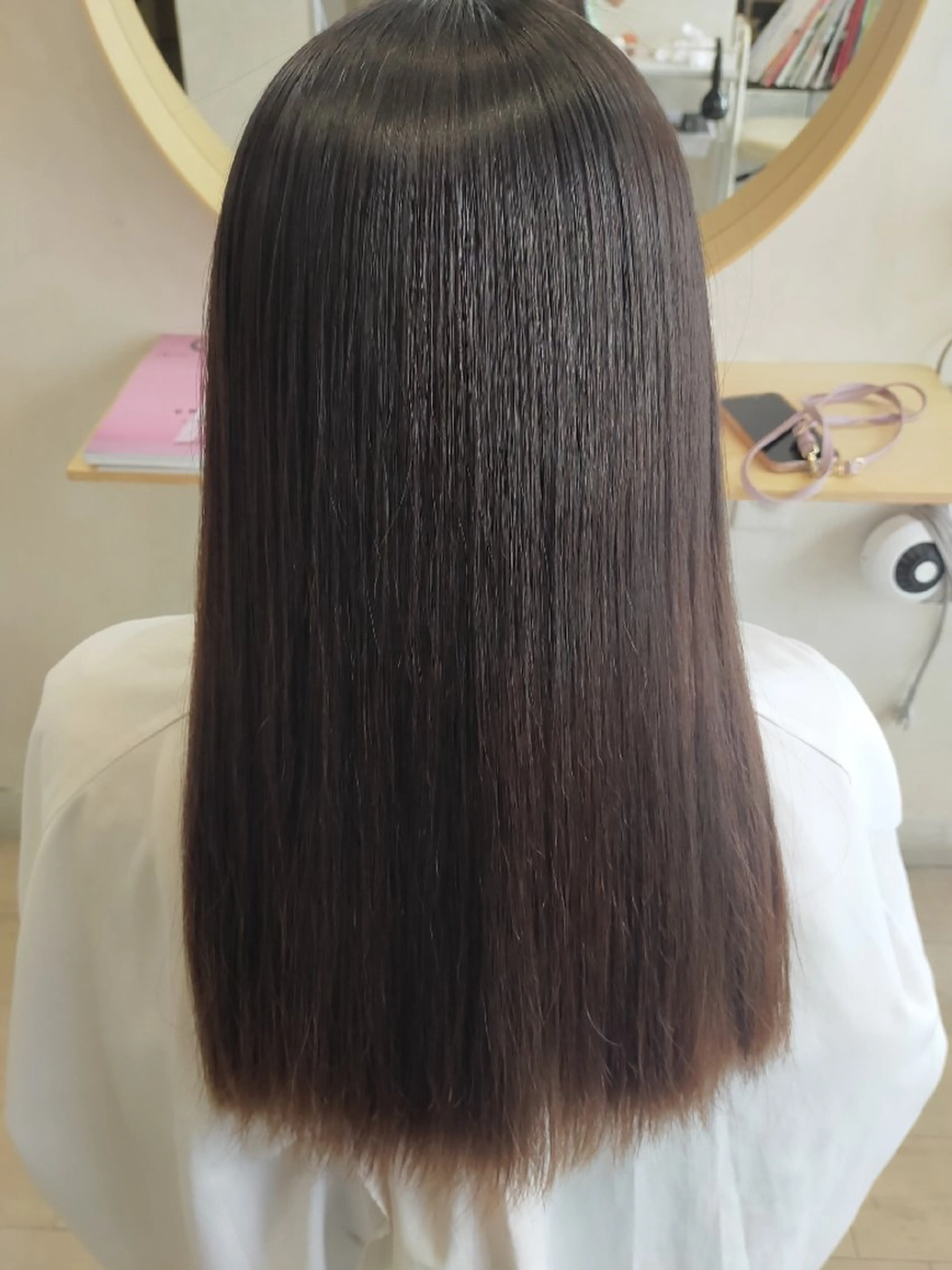 ロング 縮毛矯正 縮毛矯正 トリートメント SiLO 🎀 𝕂𝕒𝕟𝕟𝕒のヘアスタイル