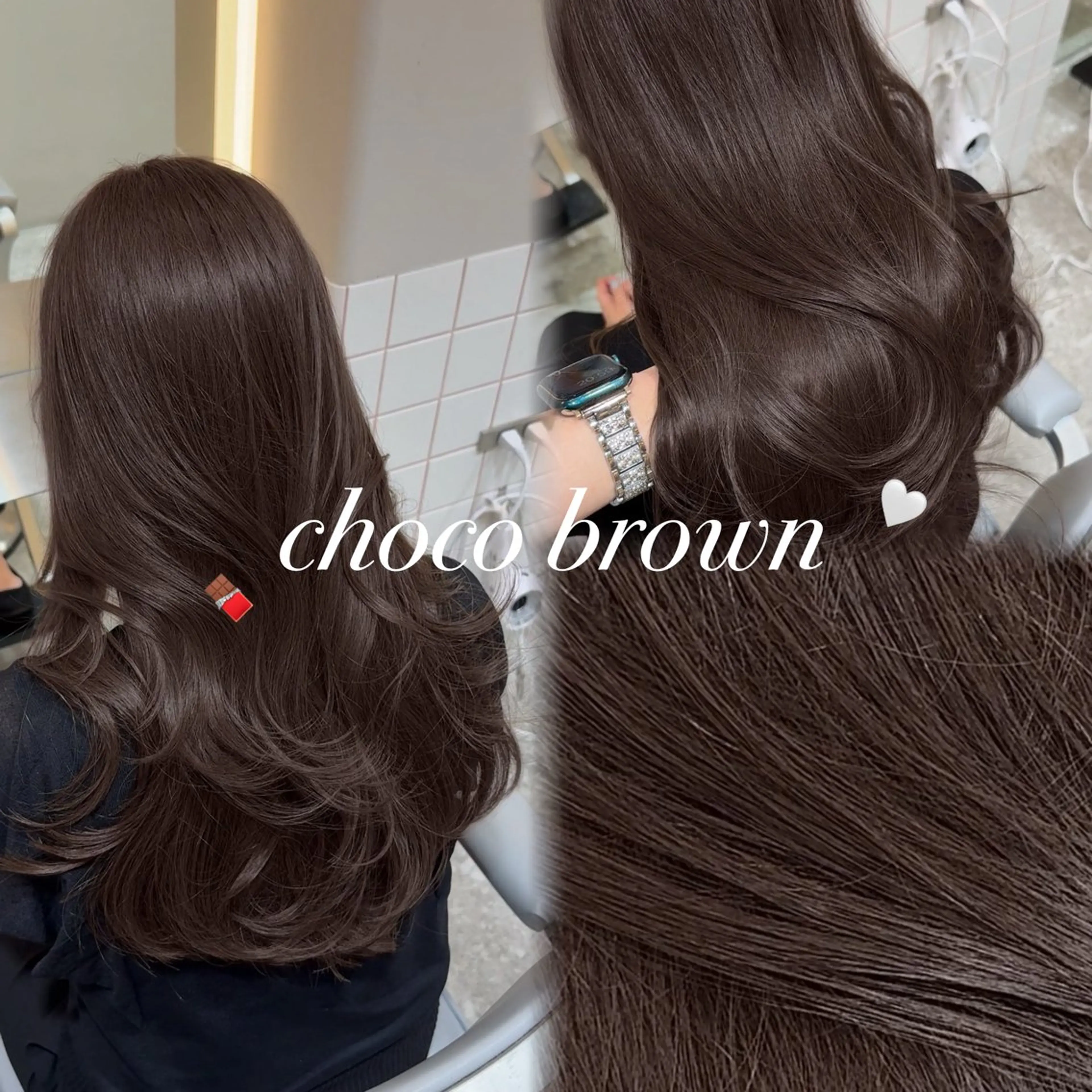 🤍艶感たっぷり韓国ヘアカラー➕🤍髪質改善TOKIOトリートメント🤍の写真