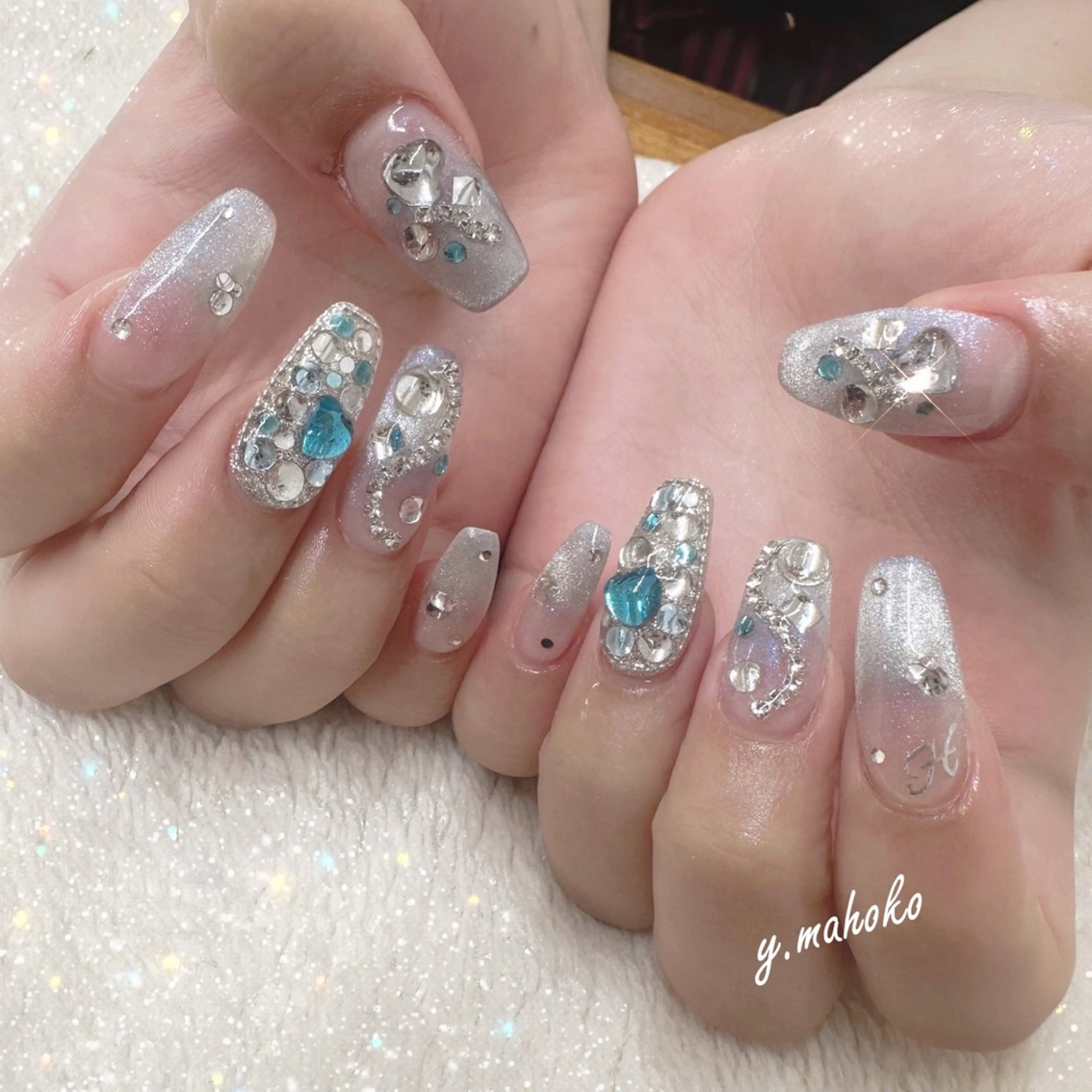ネイル ハンドネイル She nail studio 原宿所属・パラジェル有/ スカルプ/mahoのネイルデザイン