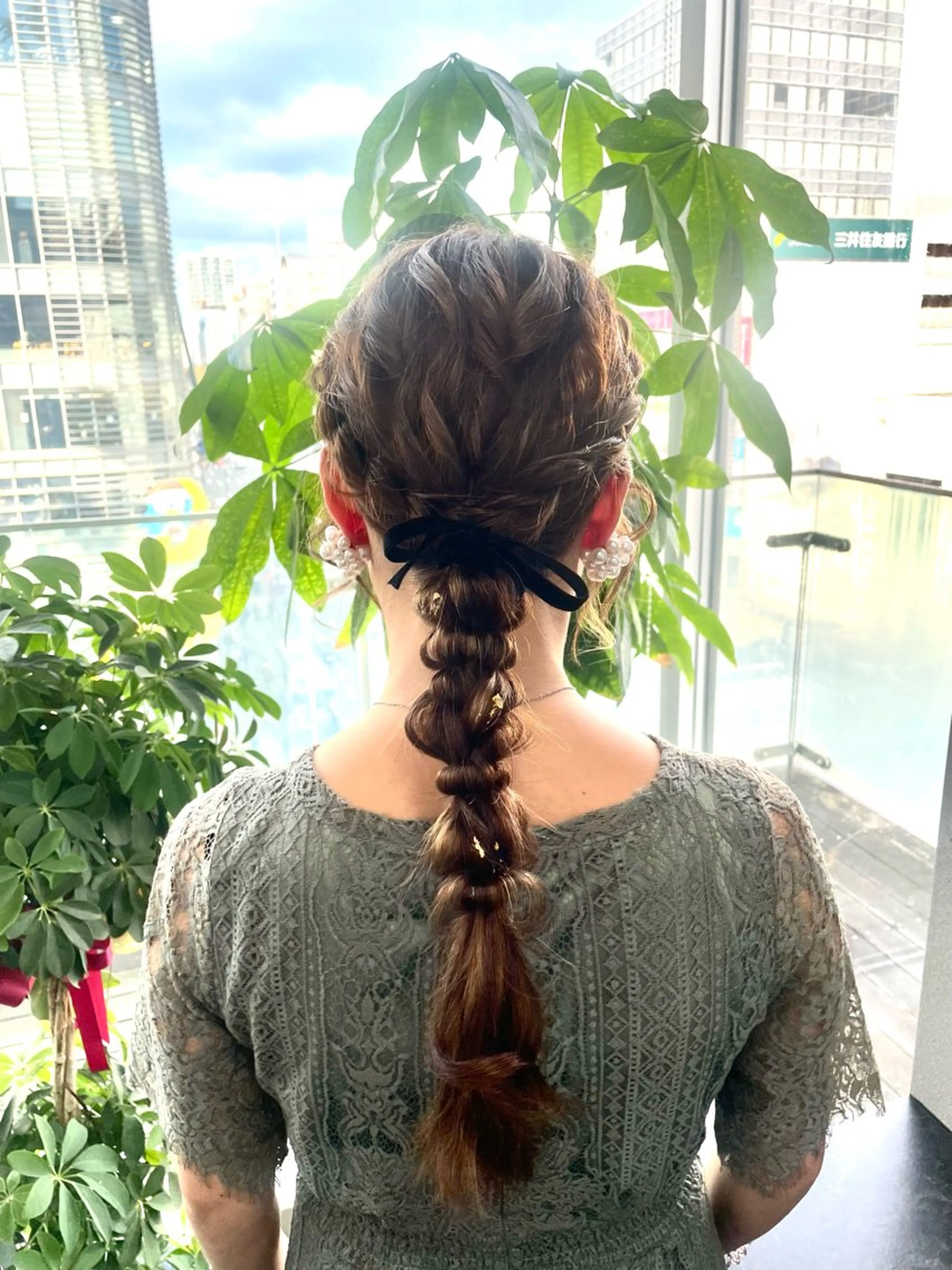 ロング カラー ヘアアレンジ メンズウルフ🐺♡ ブリーチ♡ヘアメ🎀のヘアスタイル