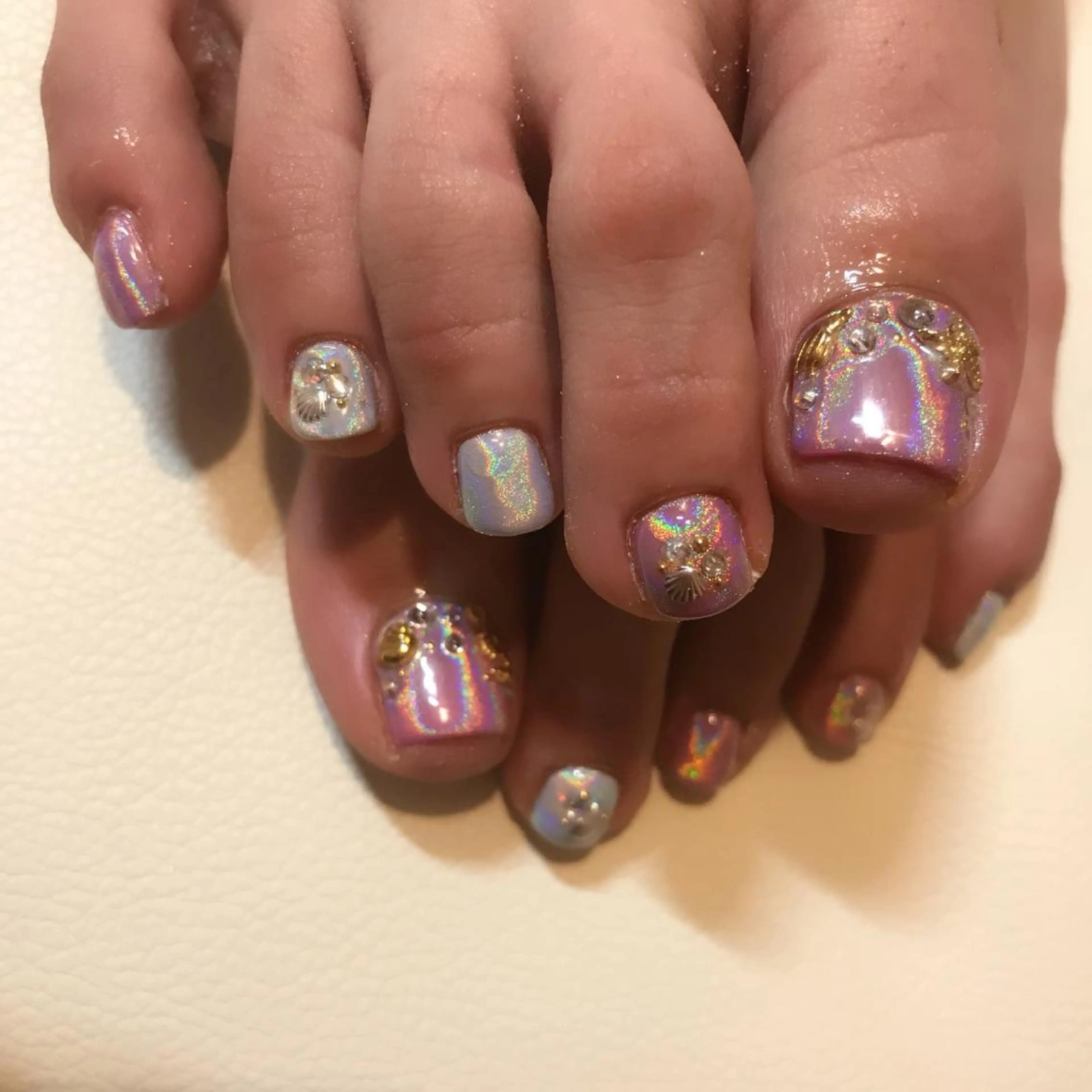 ネイル フットネイル フットネイル maggienail所属・Maggie Nagisaのネイルデザイン
