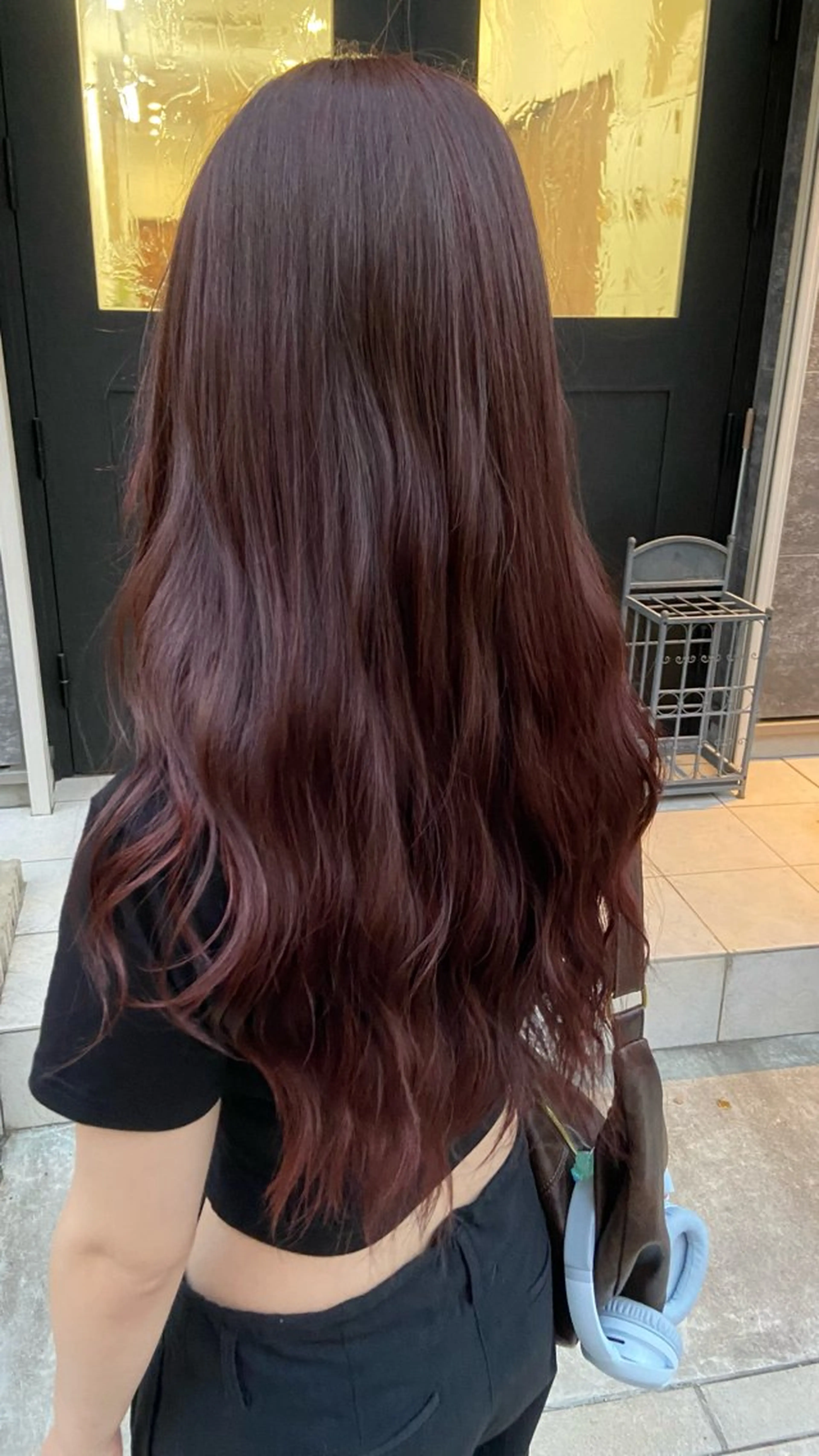 ロング カラー ざおや ゆなのヘアスタイル