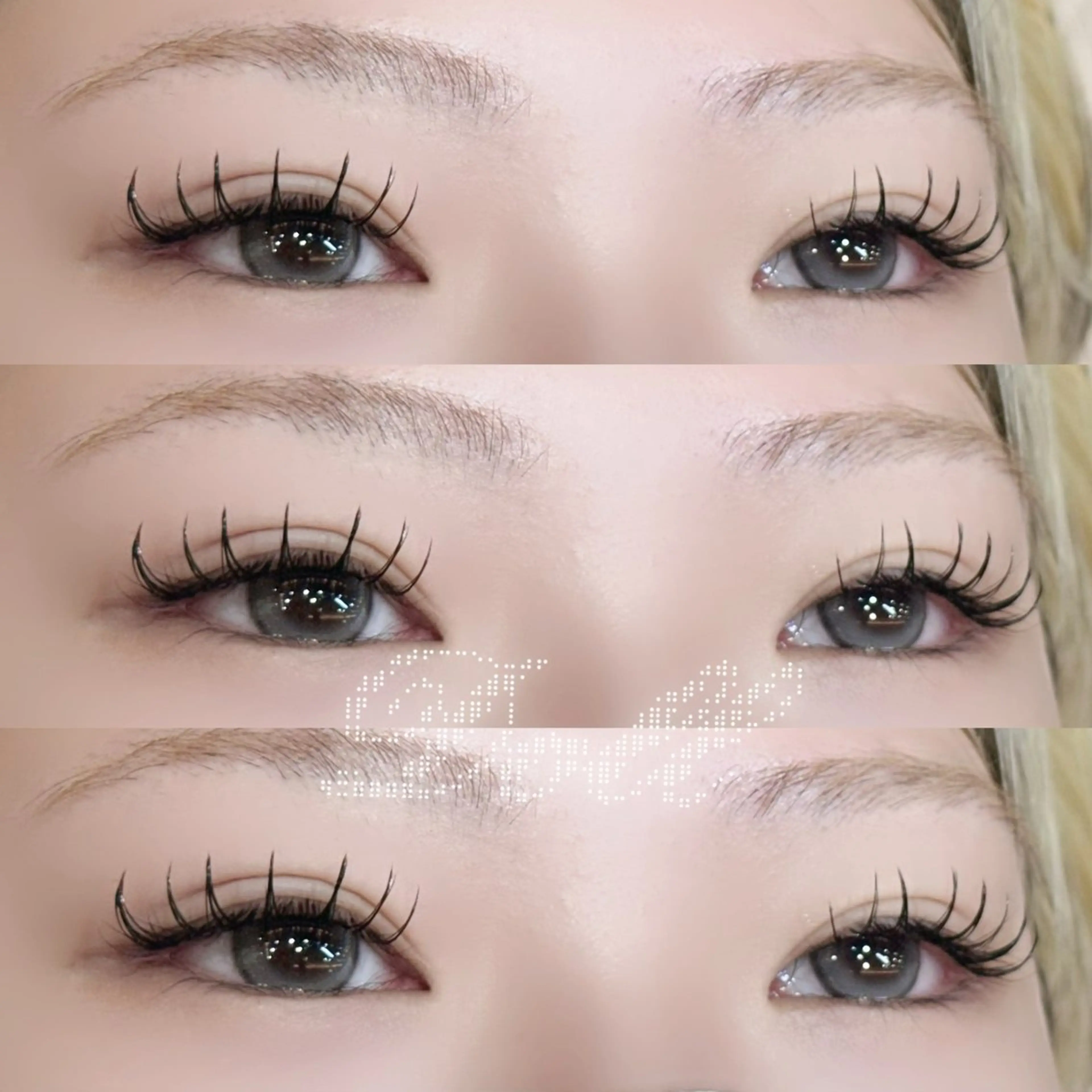 マツエク・マツパ フラットラッシュ マツエク ♡ yuri ♡のマツエク・マツパデザイン