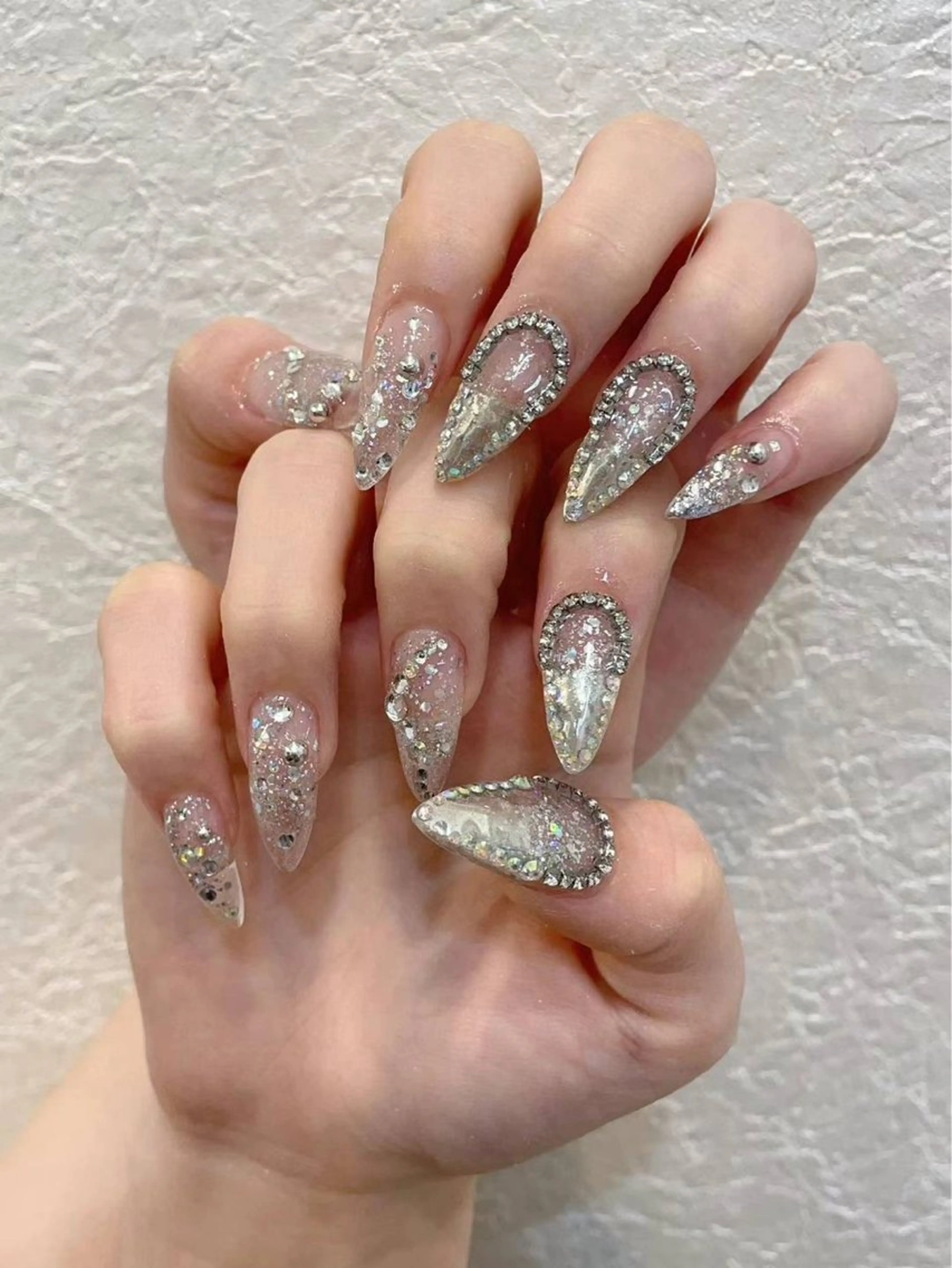 ネイル アートネイル フラワーネイル フットネイル ジェルネイル ラメ(グリッター) Babarla nailのネイルデザイン