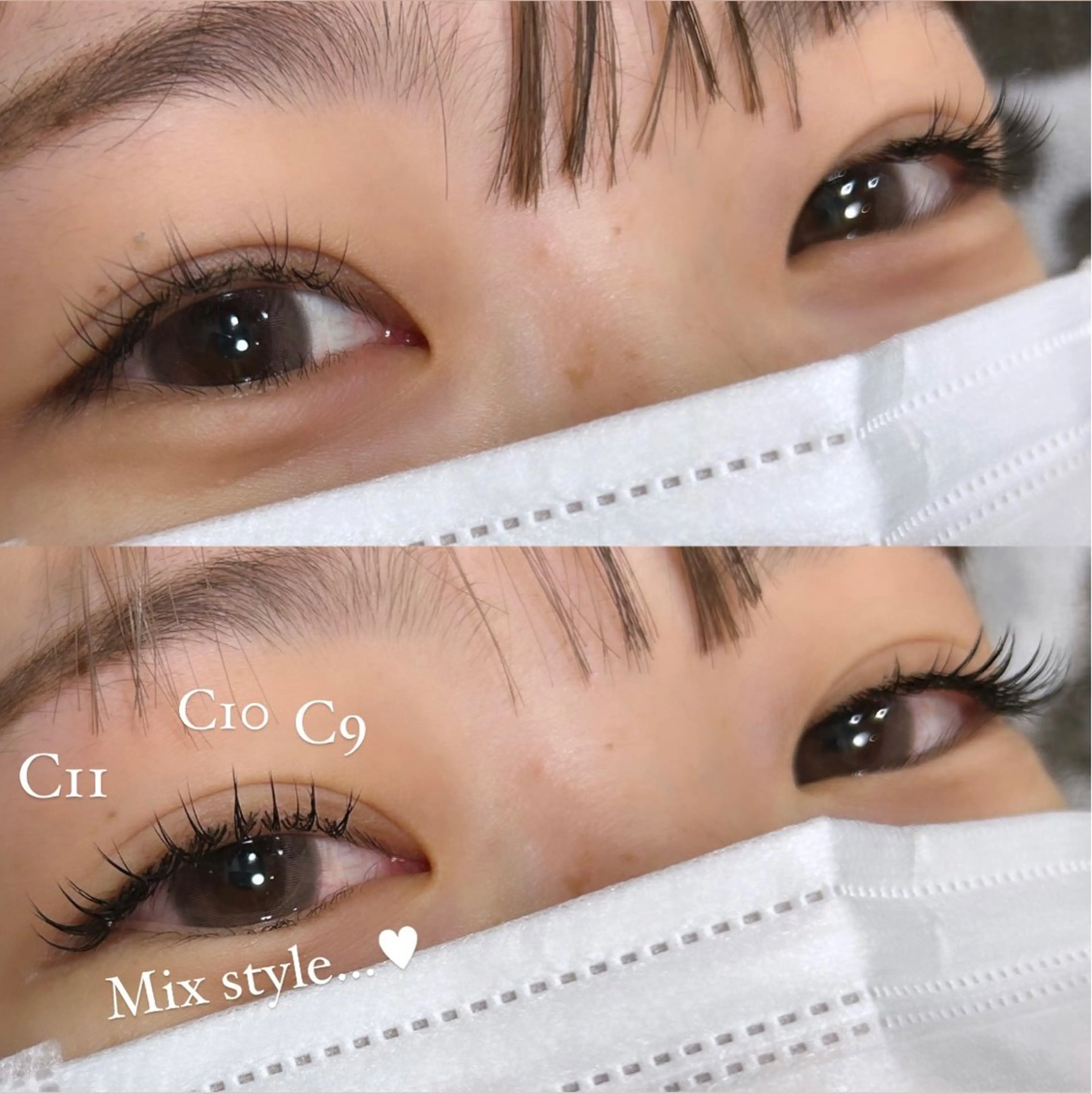 マツエク・マツパ Cカール ミンク マツエク 🩷ྀི中村 ほのか🧸🌷のマツエク・マツパデザイン