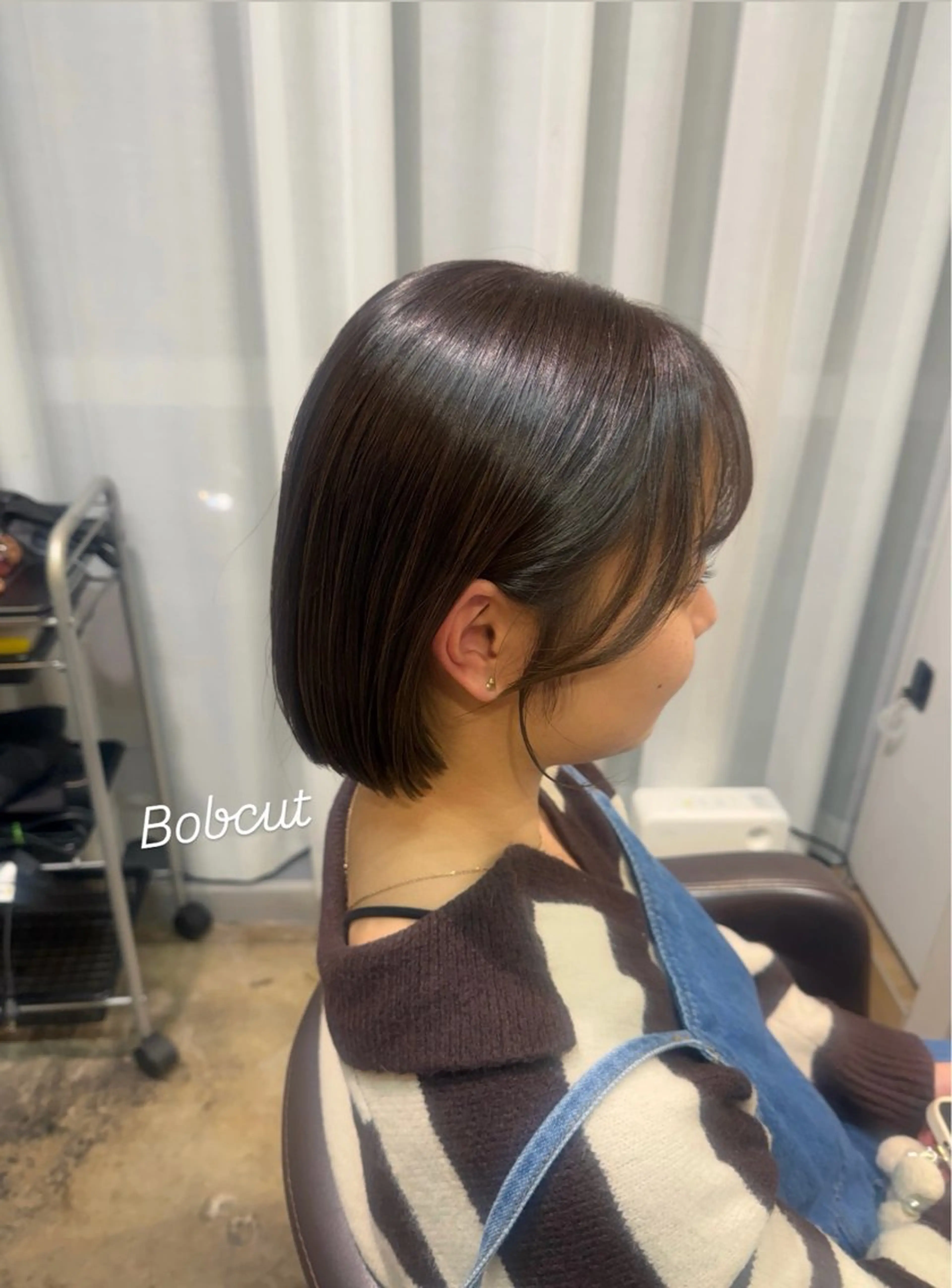 ショート カット ヘアカラー トリートメント 髪質改善/艶カラー 🎀ヘアアレンジ🎀のヘアスタイル