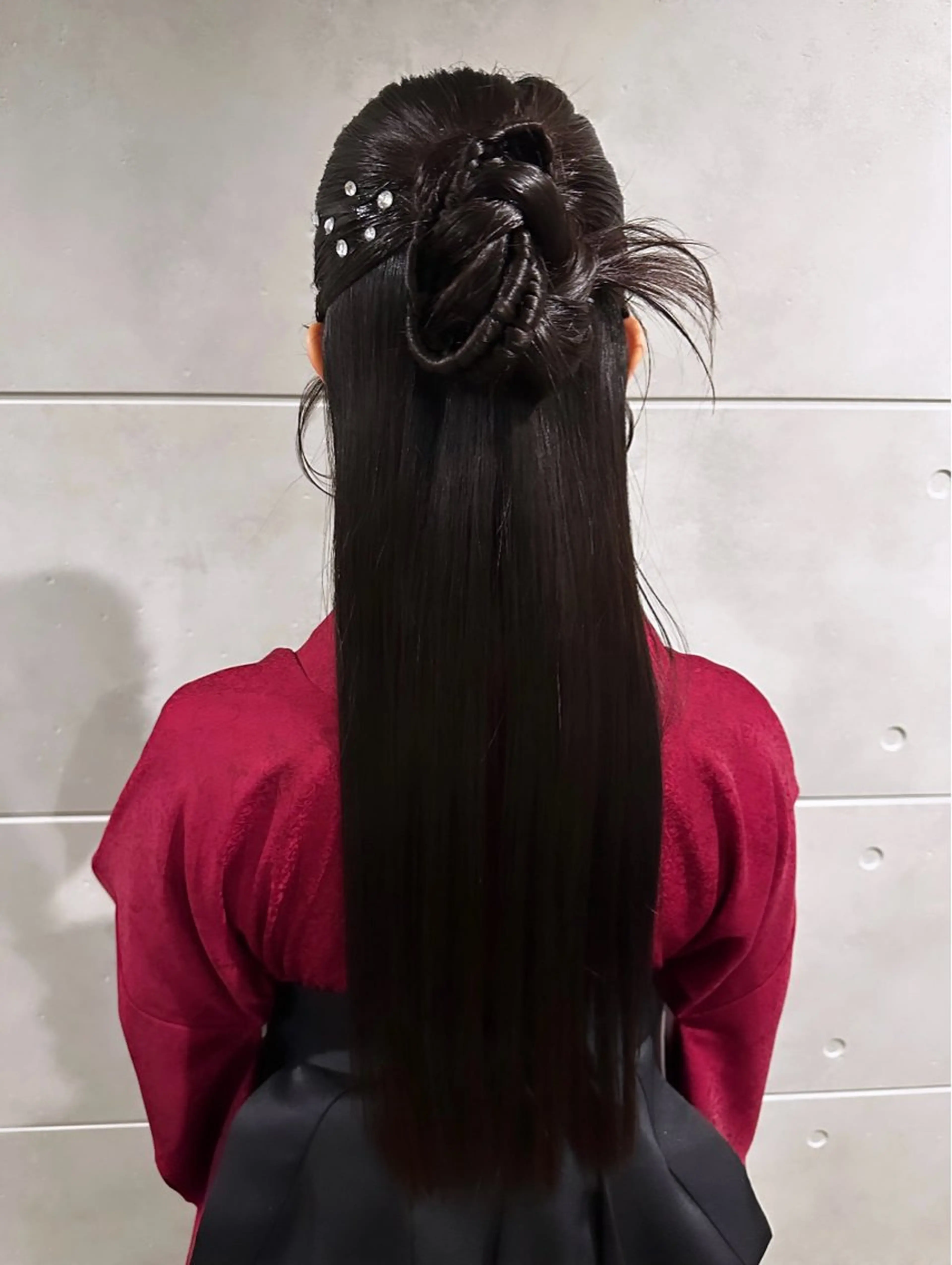 ロング ヘアアレンジ 吉野 華乃のヘアスタイル