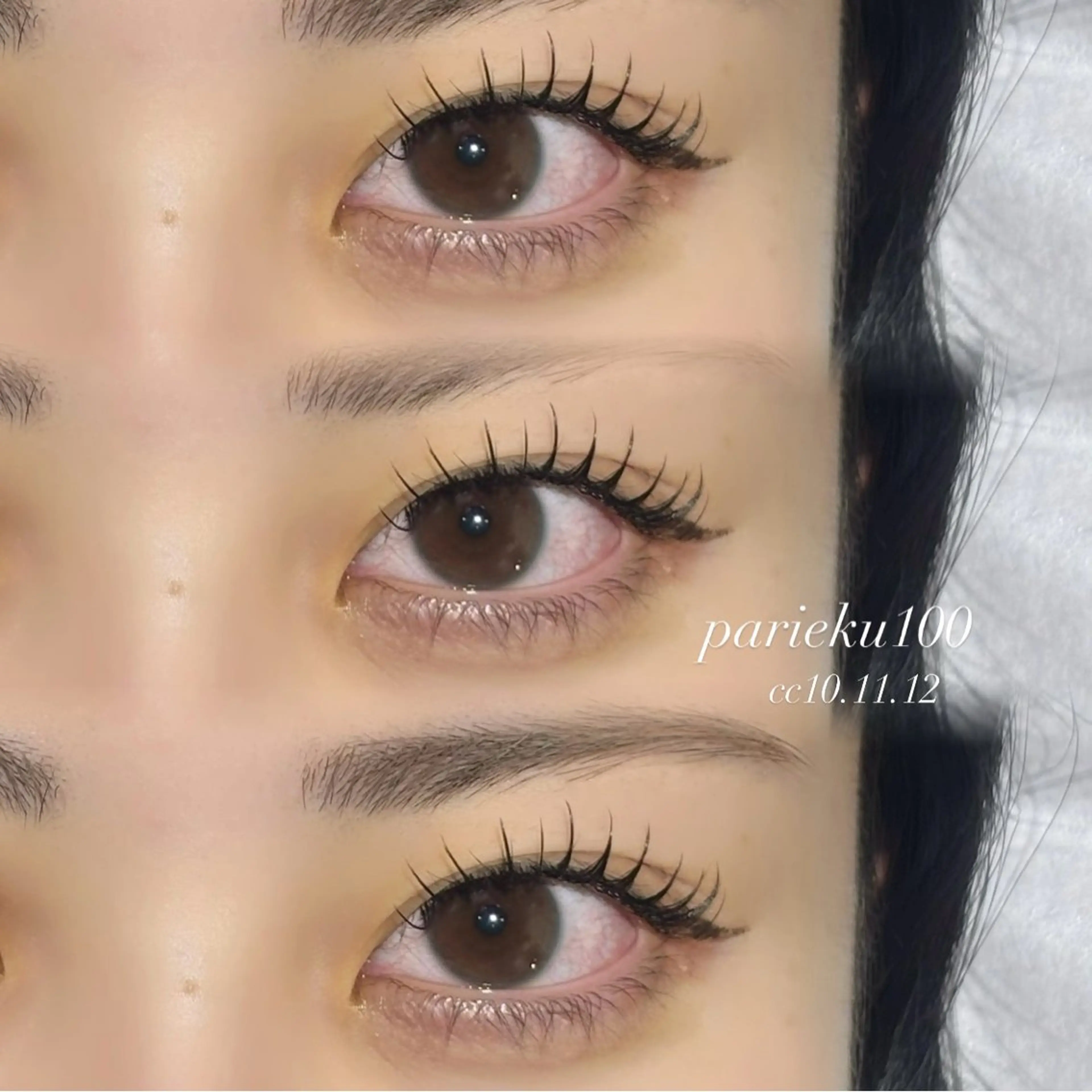 マツエク・マツパ フラットラッシュ まつげパーマ 下まつげエクステ 一重×まつ毛パーマ マツエク NORA senaのマツエク・マツパデザイン