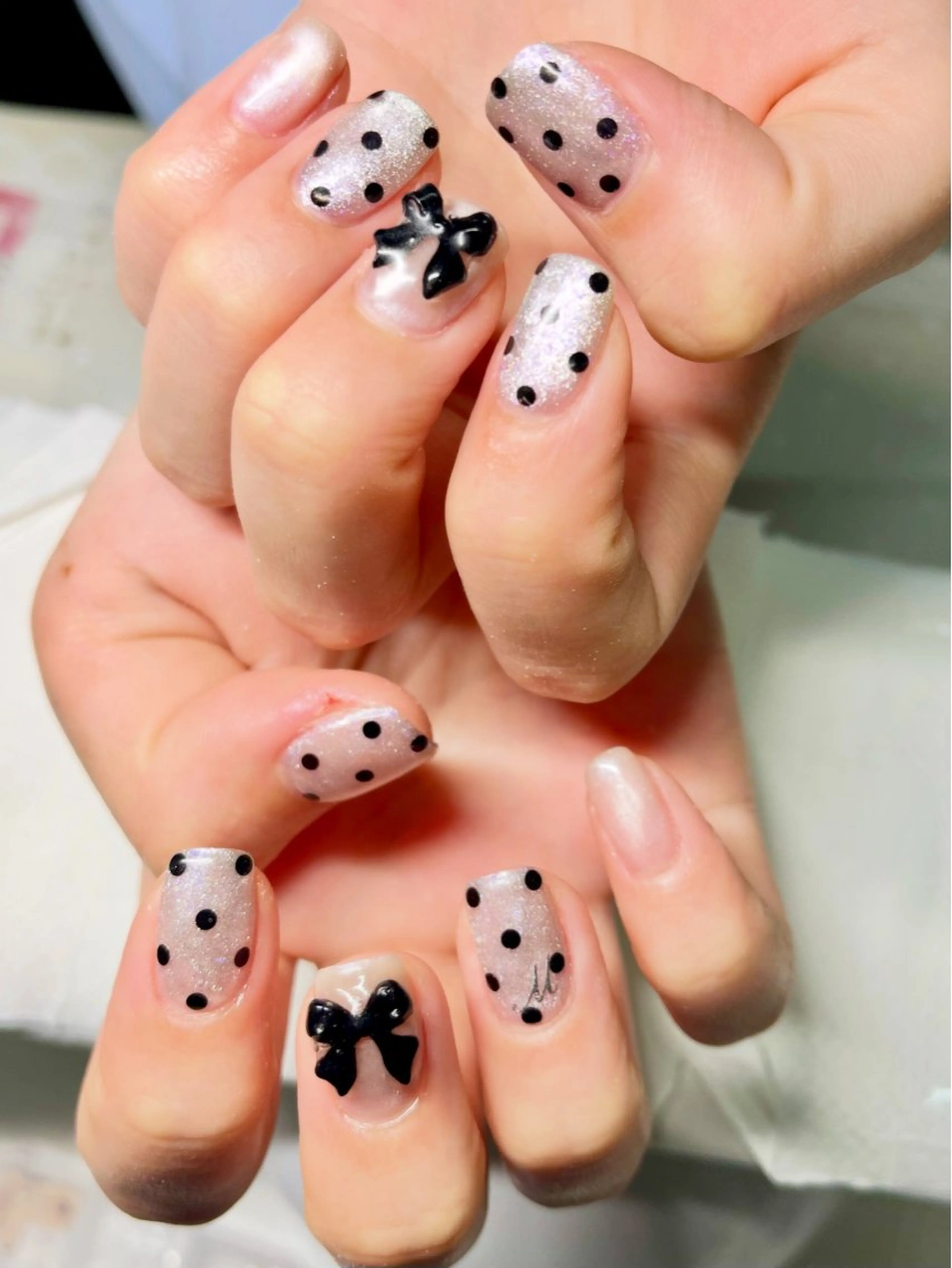 ネイル ドット 新宿ネイルサロン ジェミディローサ所属・新宿ネイルサロン ジェミディローサのネイルデザイン